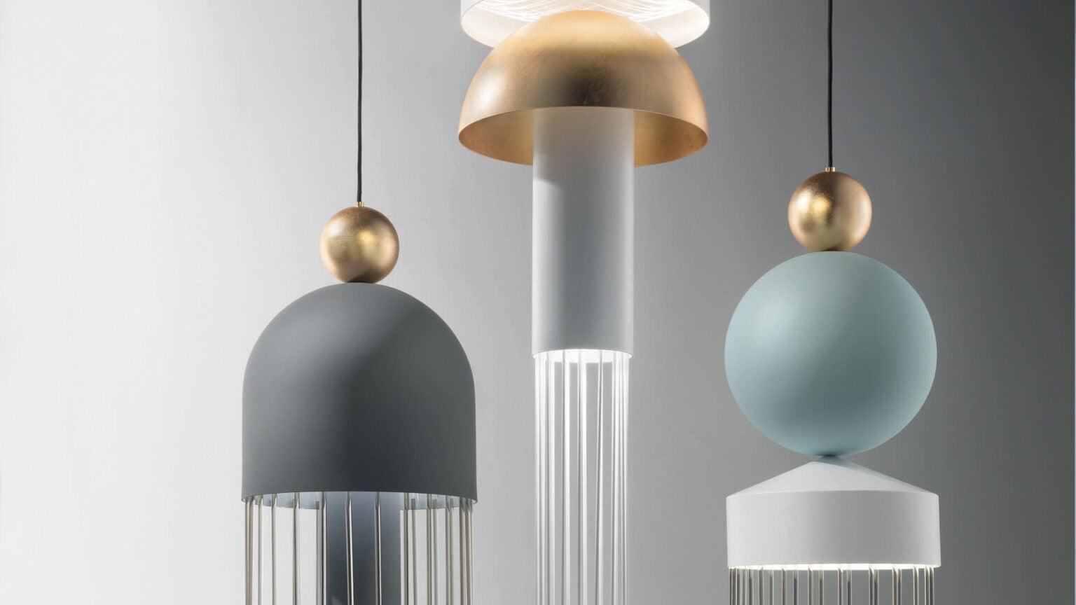 Lampa wisząca NAPPE C5 złoty Masiero    Eye on Design