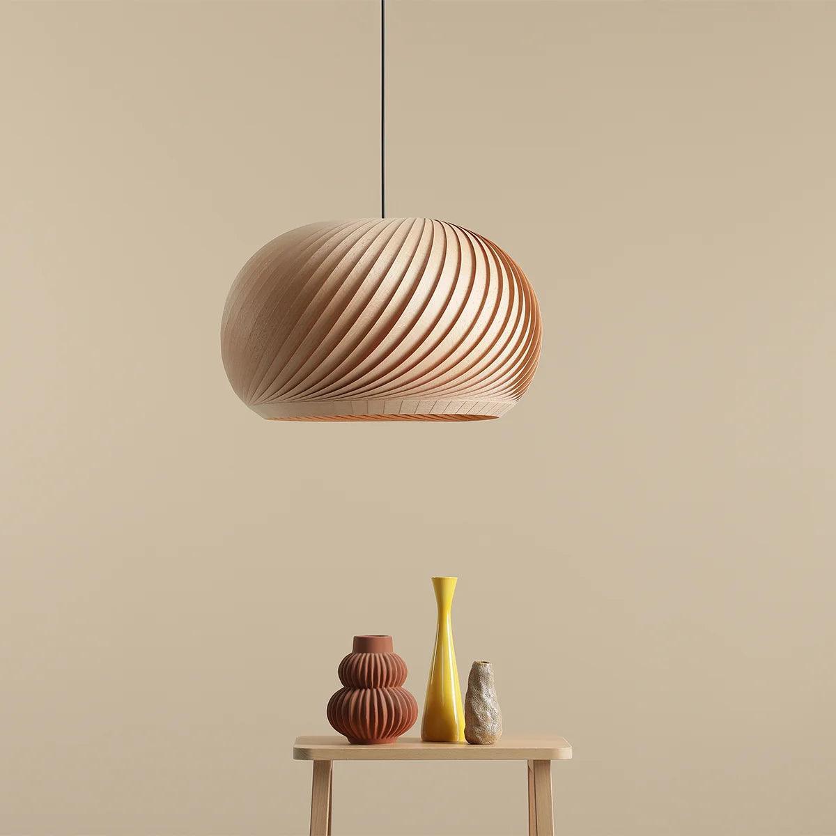 Lampa wisząca NATURE brązowy – Artera