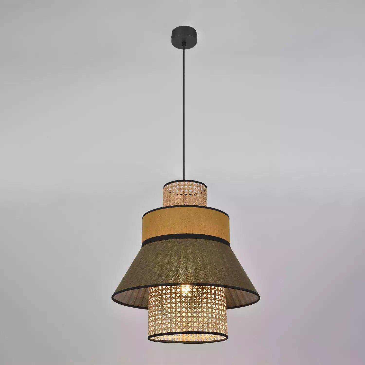 Lampa wisząca SINGAPOUR XML/ML oliwkowy Market Set    Eye on Design