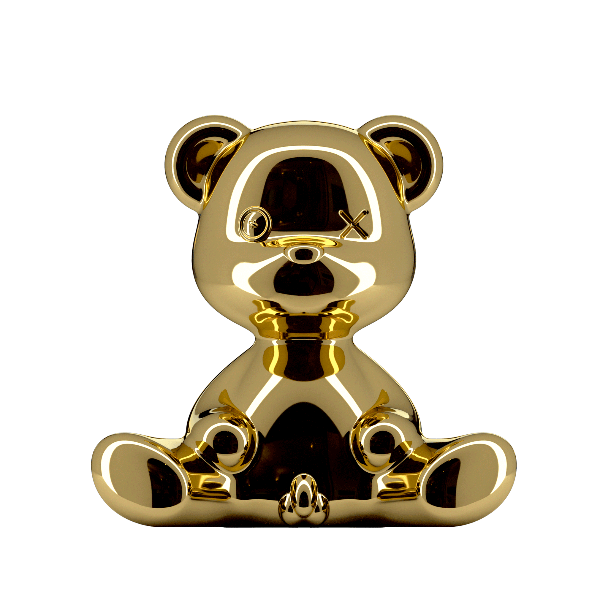 Lampka TEDDY BOY złoty Qeeboo    Eye on Design