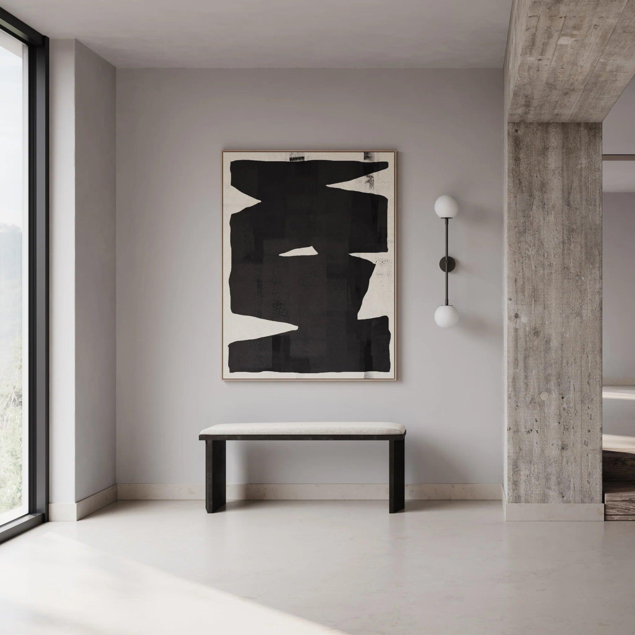 Ławka ARC ciemnobrązowy – styl art déco