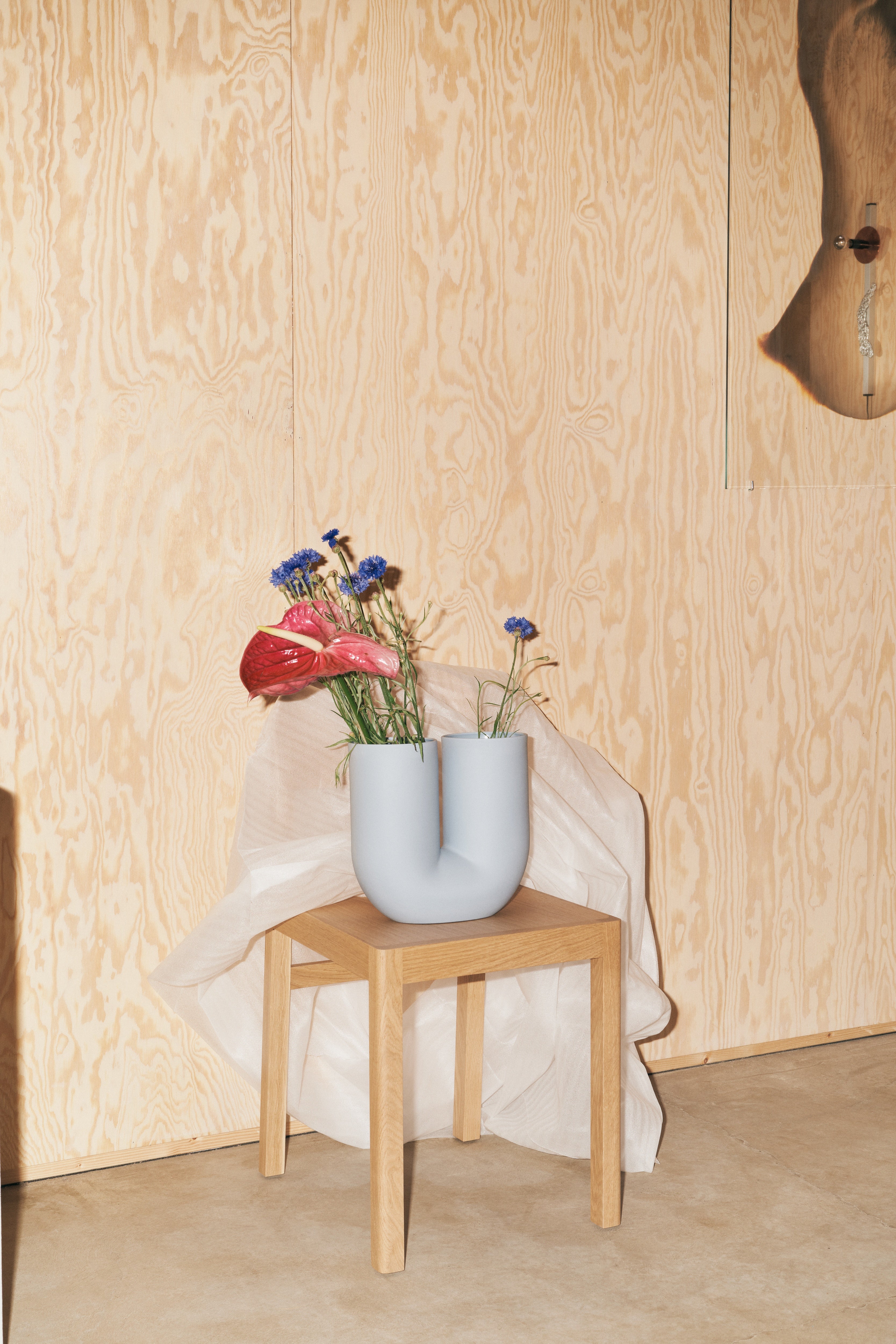 Vase KINK himmelblau