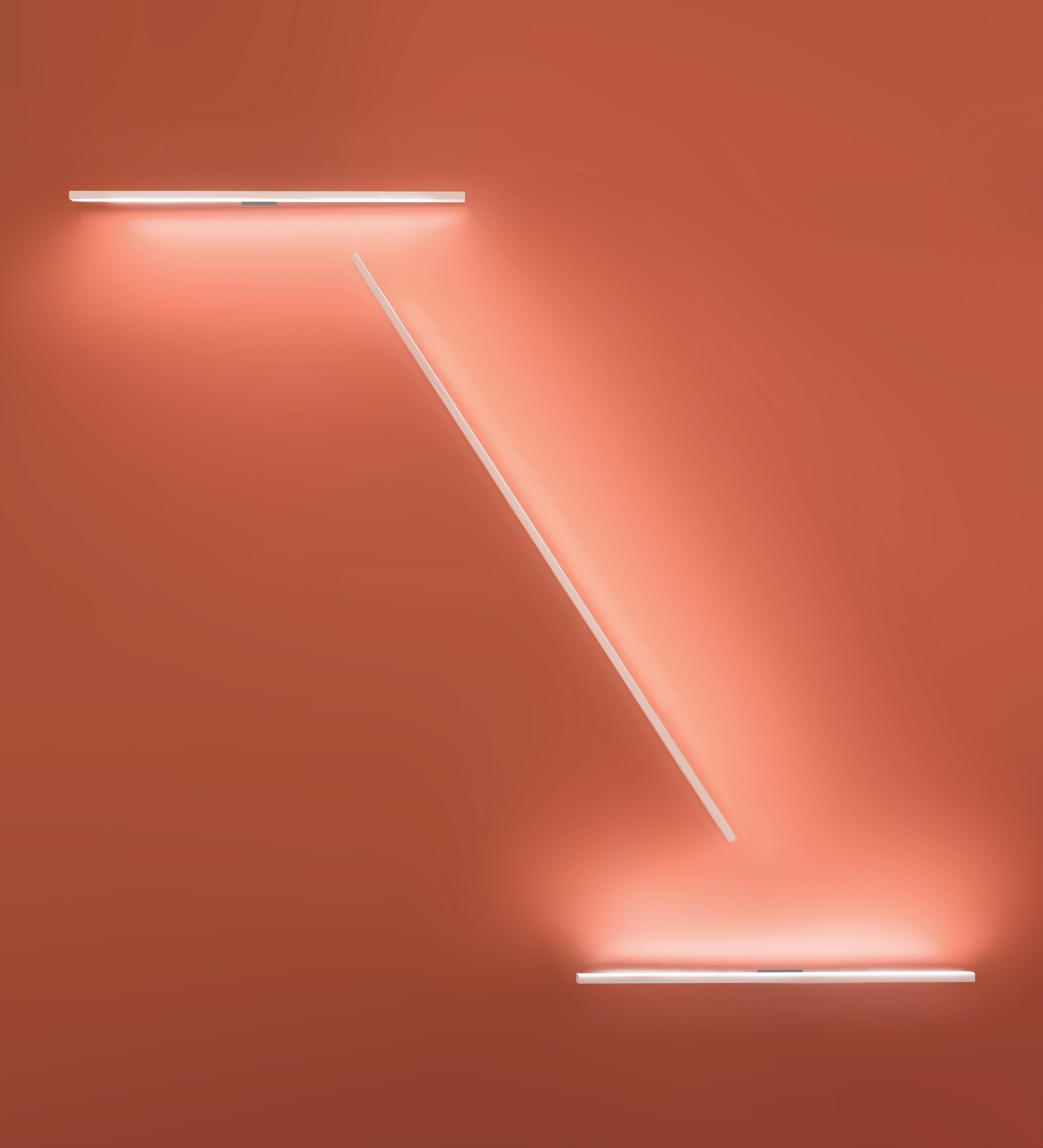 Linescapes white wall lamp