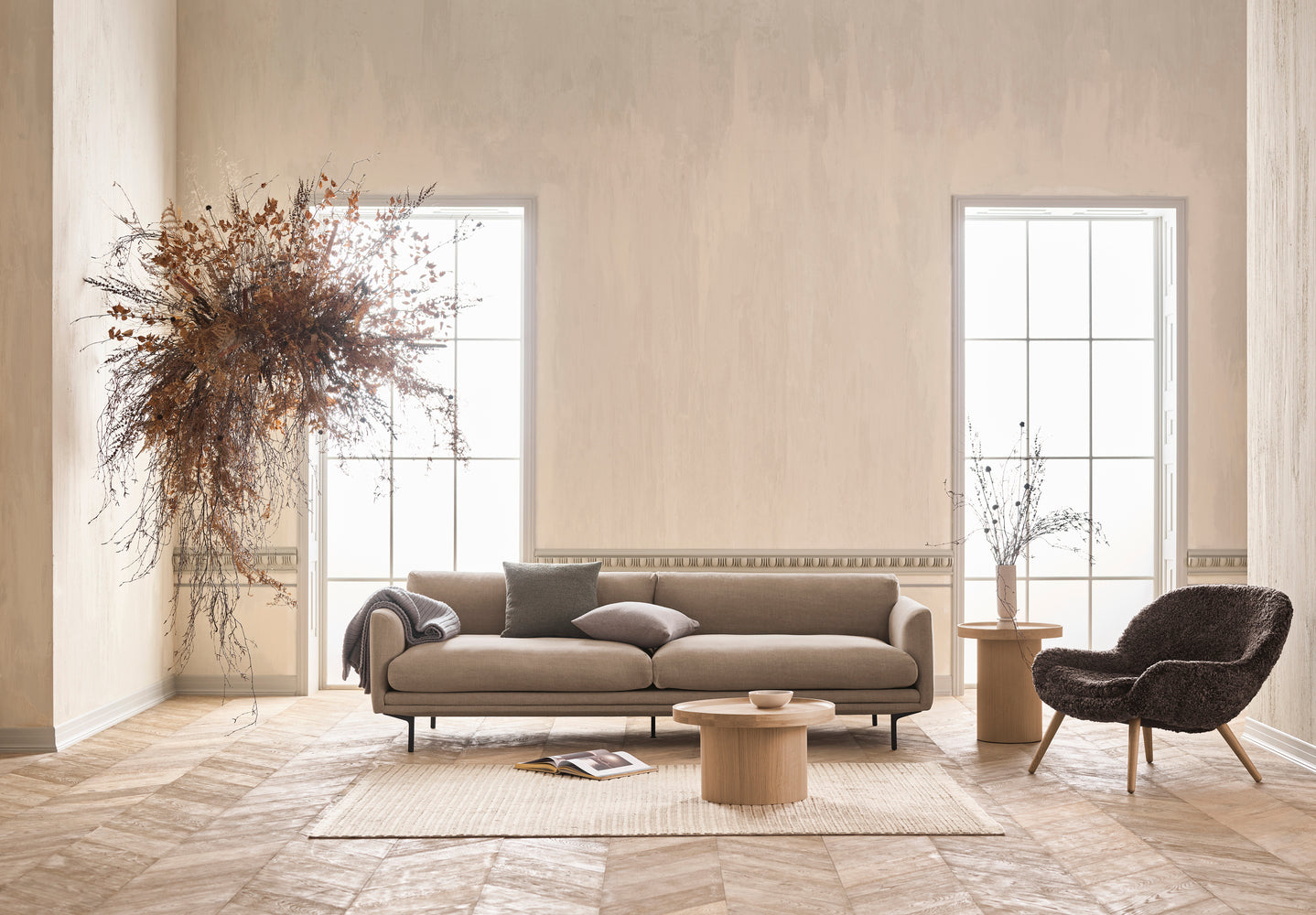 Vloerkleed BRIDA beige