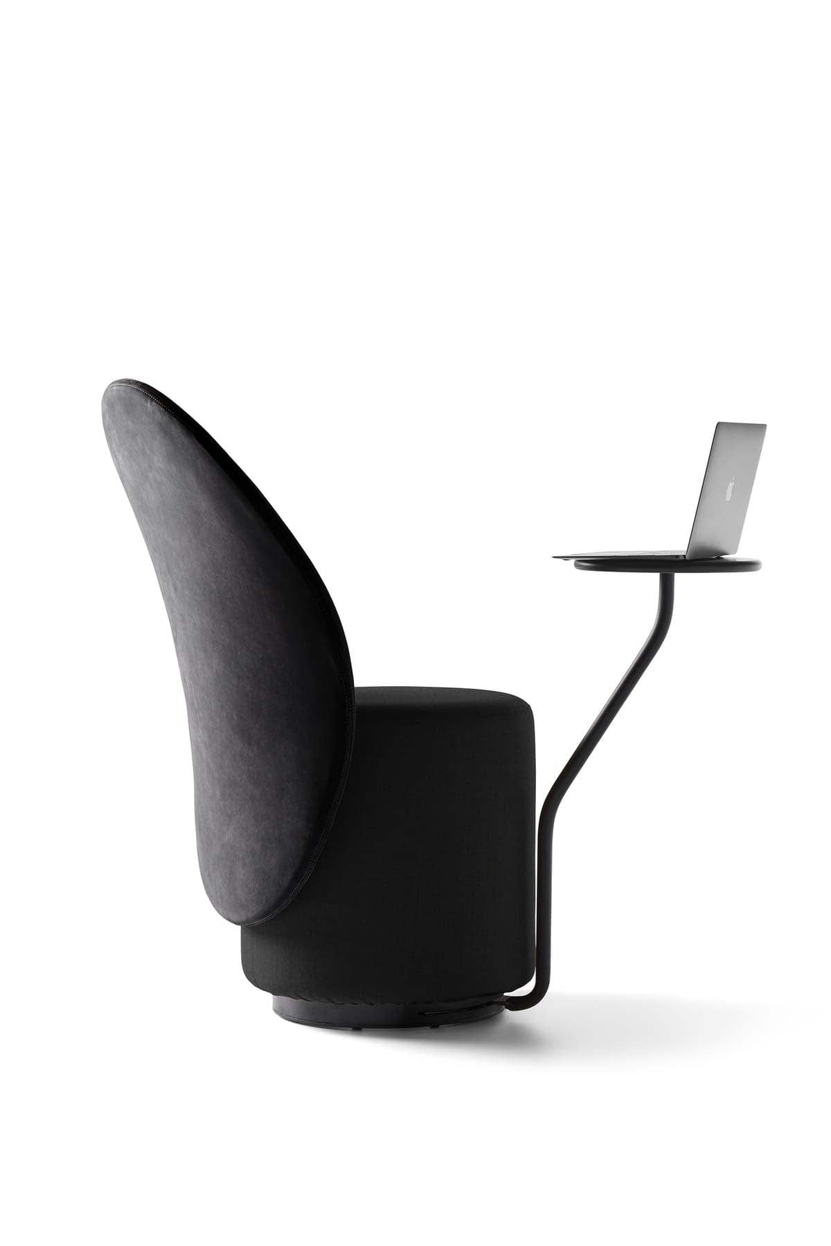 Polsterstuhl mit Tisch LOOMI