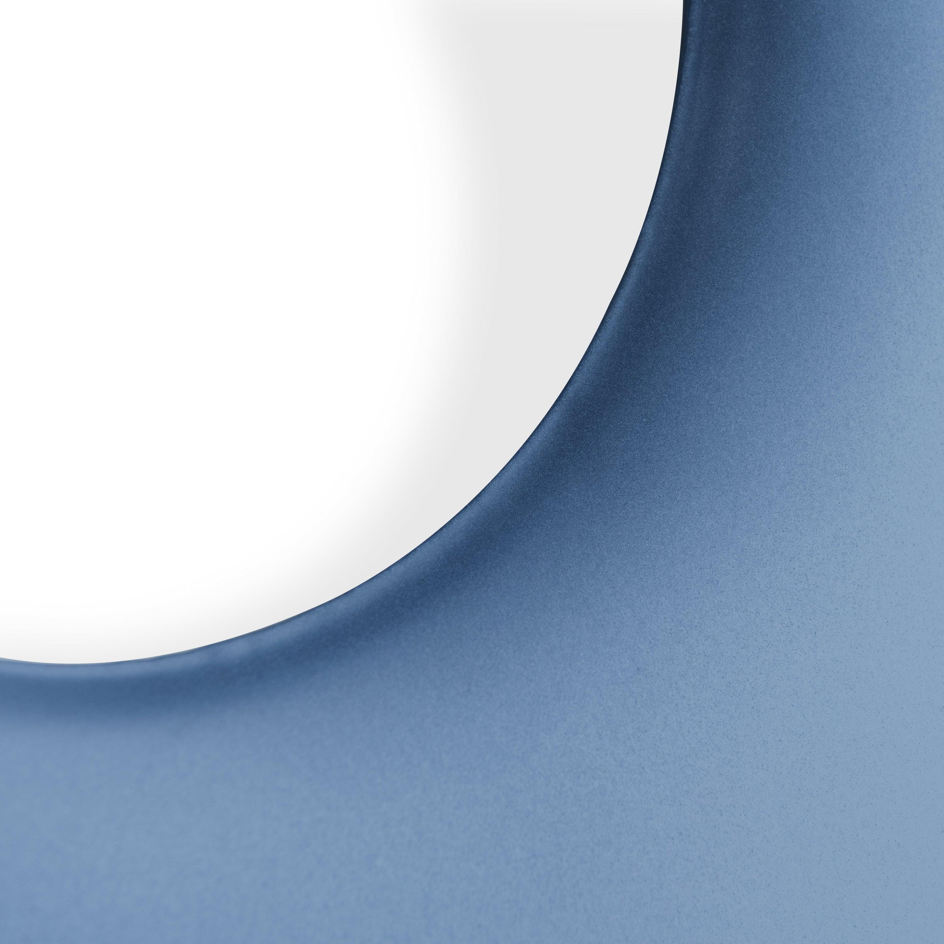 Lustro RONDO cotton candy niebieski mat Zieta Studio    Eye on Design