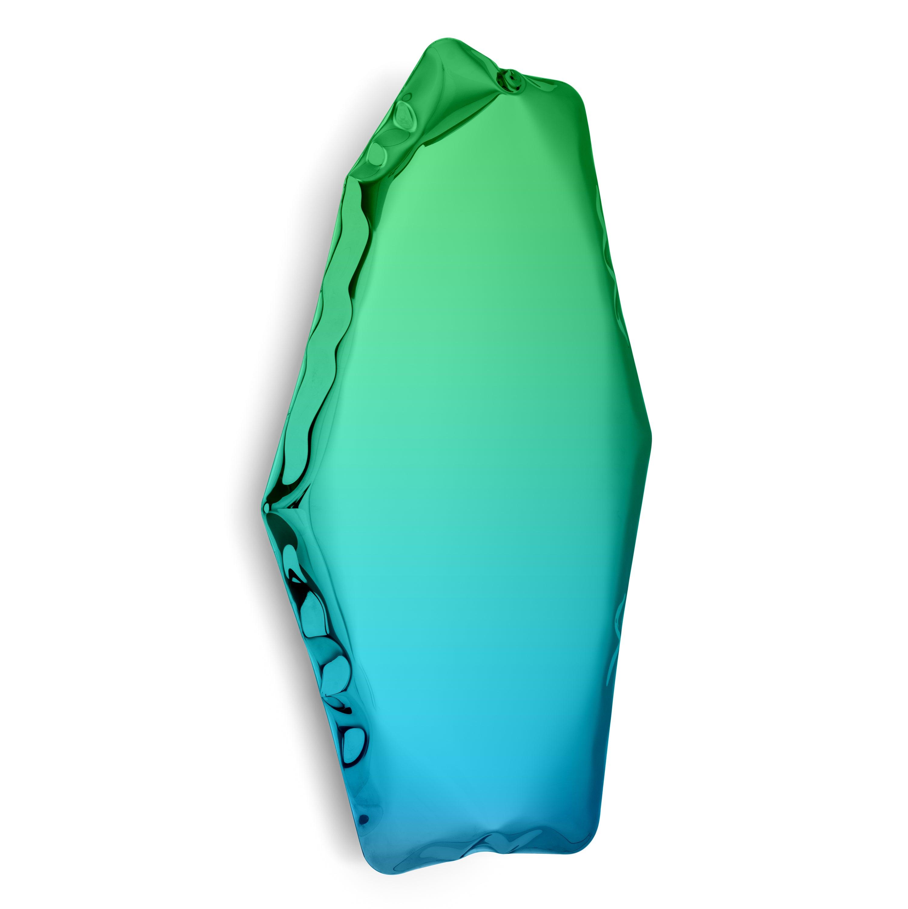 Lustro TAFLA C gradient szmaragd/szafir Zieta Studio C4.5   Eye on Design