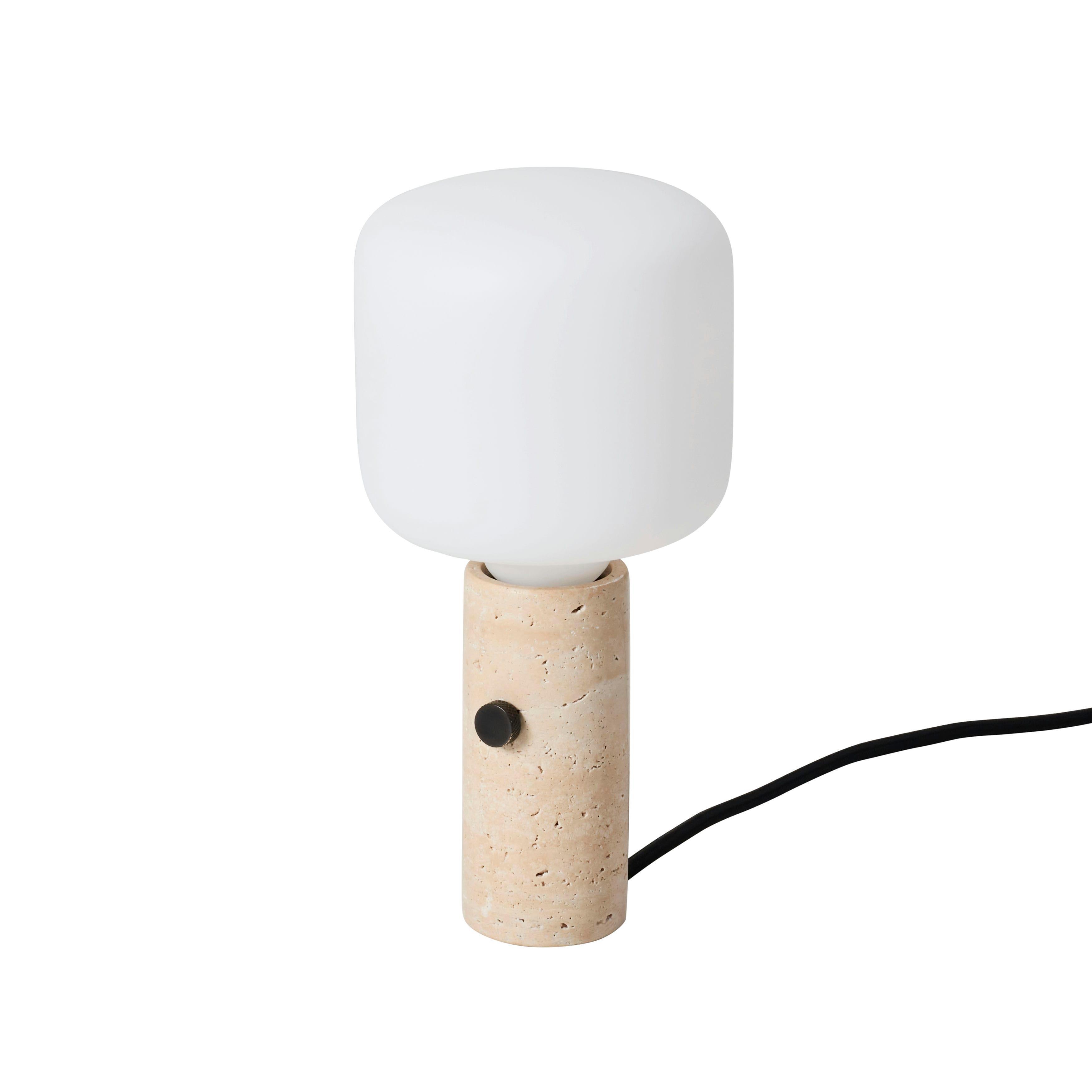 Core multifunction lamp cream travertine