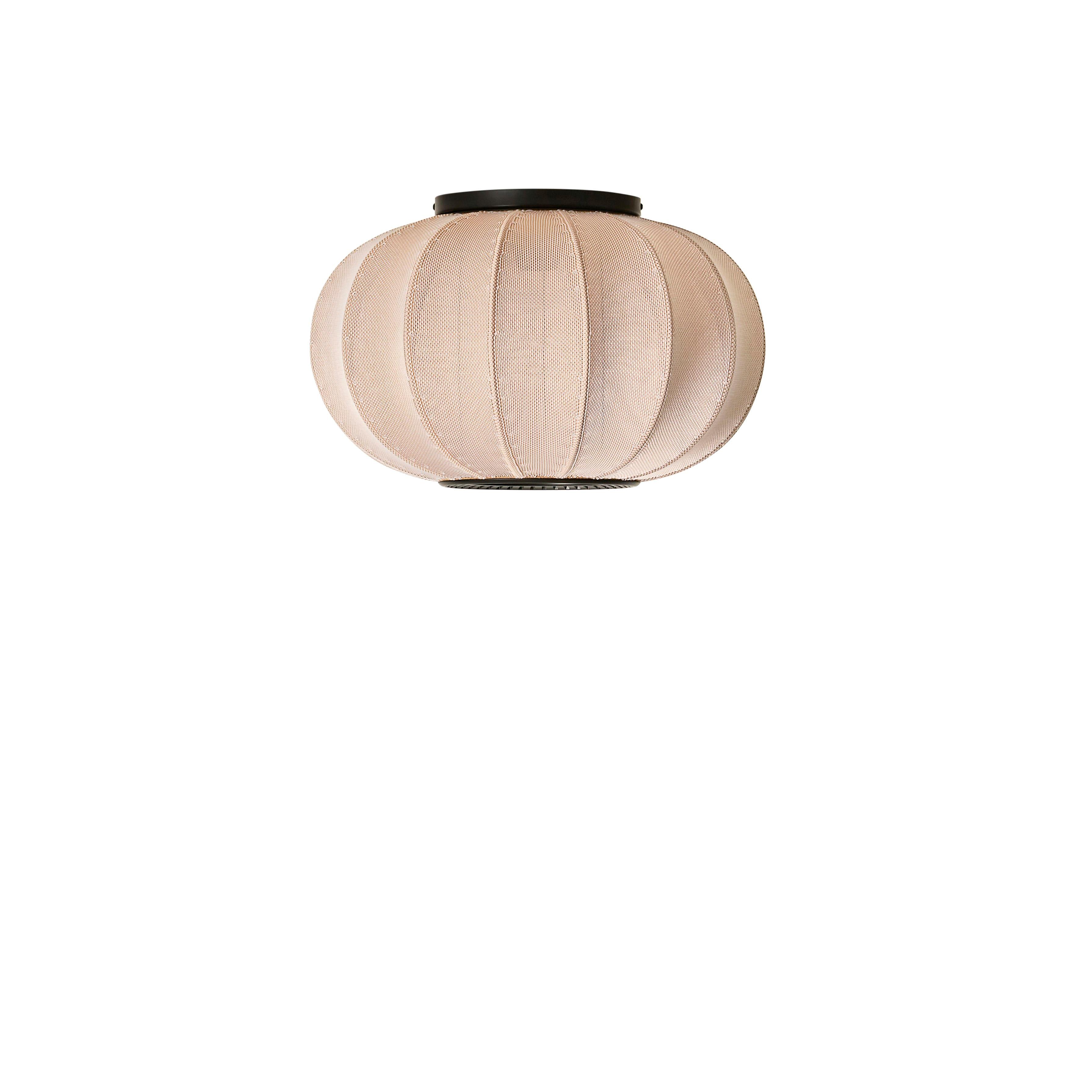 Ovale Sanddecklampe von Strickwit.