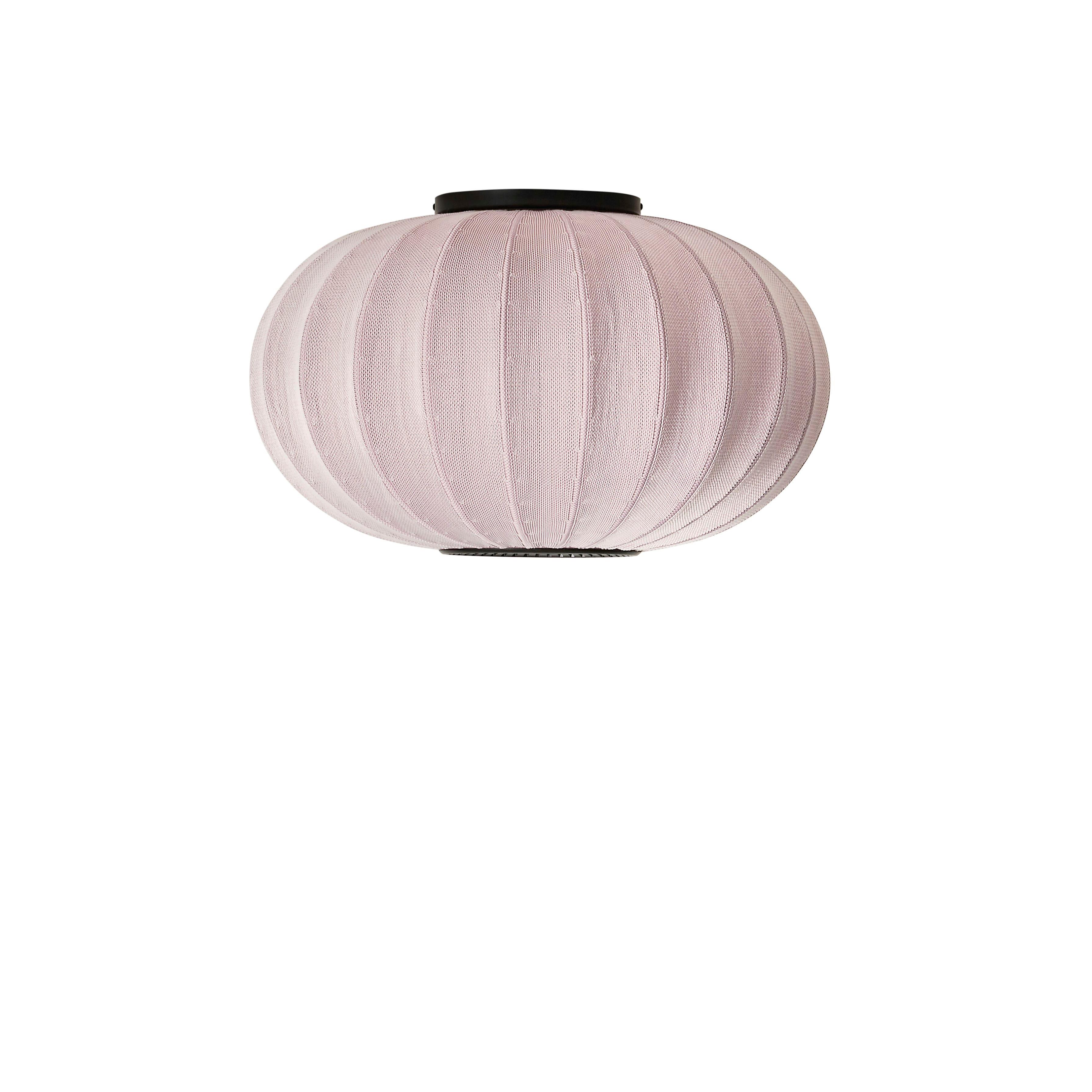 KNIT-WIT OVAL Ceiling Light Light Pink