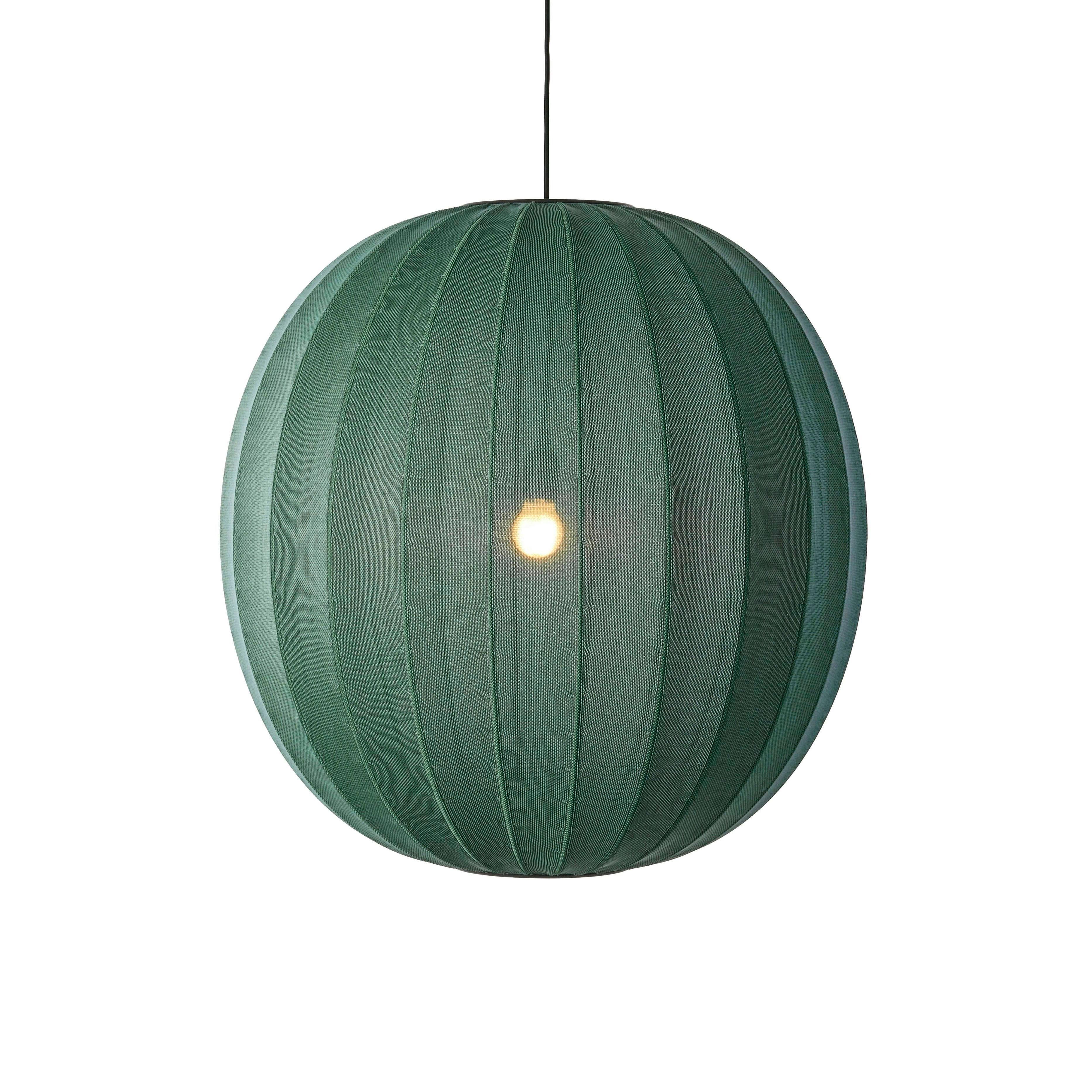 Lampa wisząca KNIT-WIT ROUND zielony – styl nowoczesny