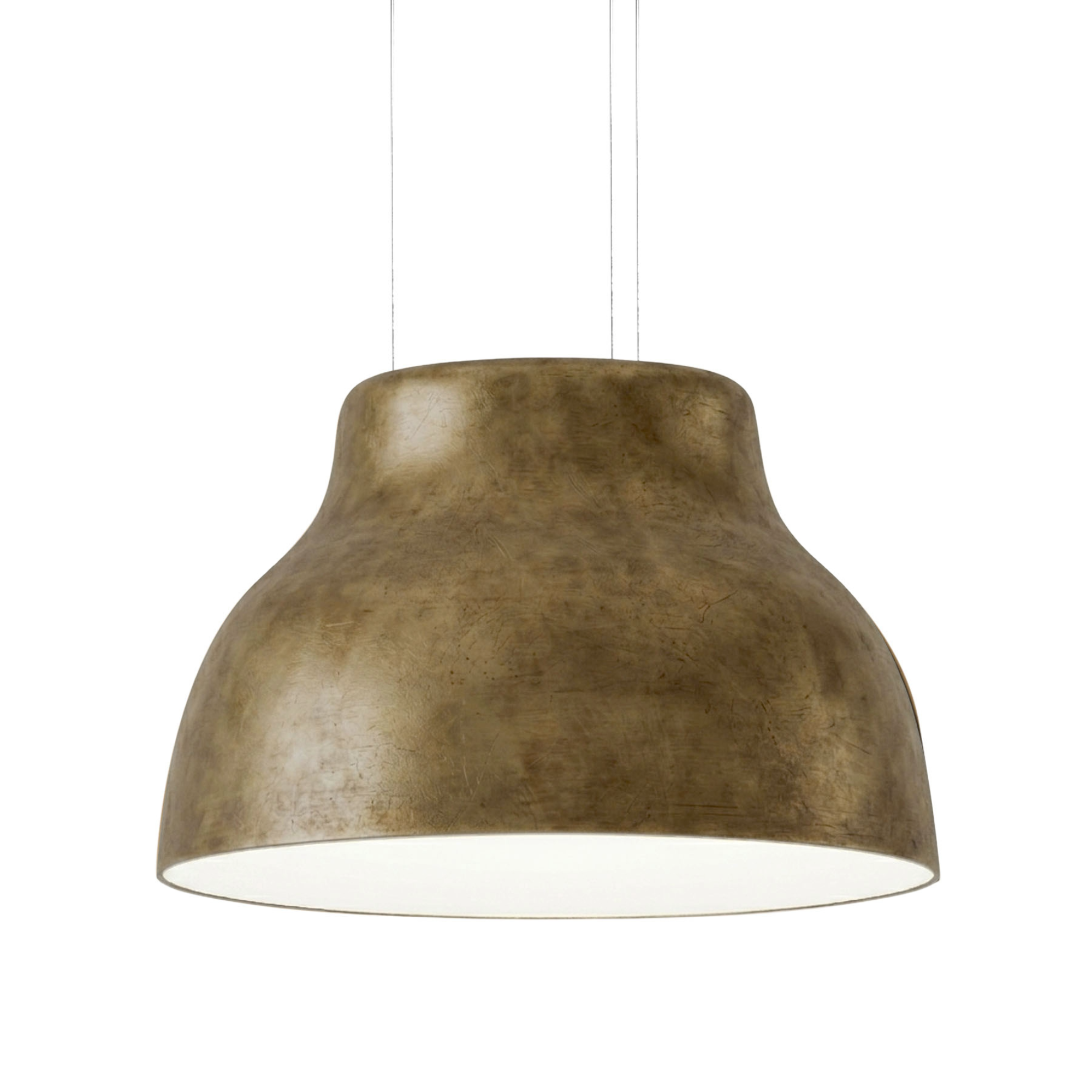 Hanglamp CICALA geborsteld messing
