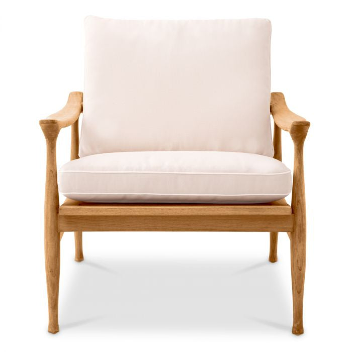 Outdoor Armchair MANZO Broken White