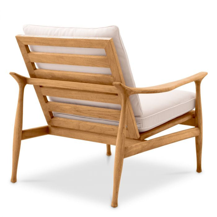 Outdoor Armchair MANZO Broken White