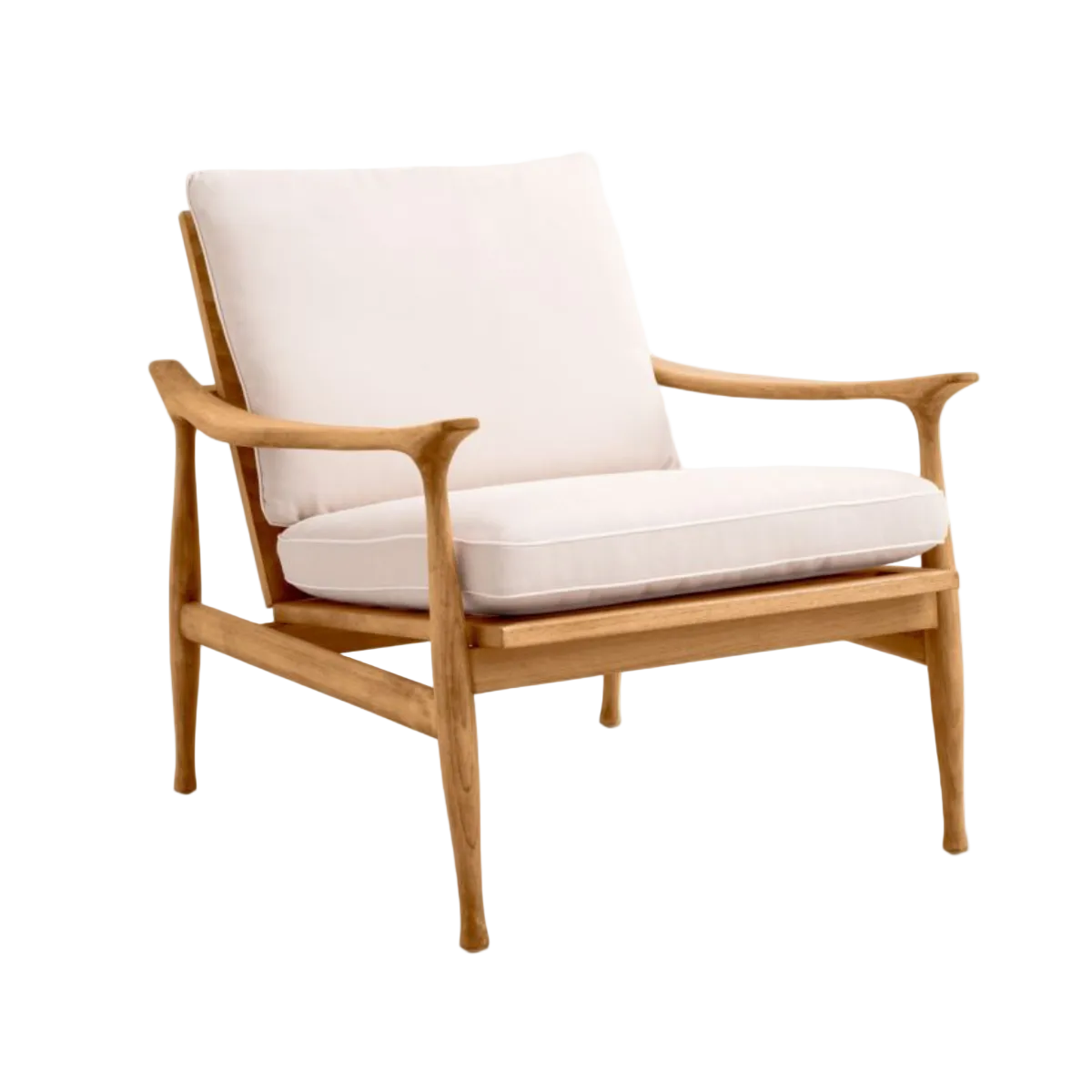 Outdoor Armchair MANZO Broken White
