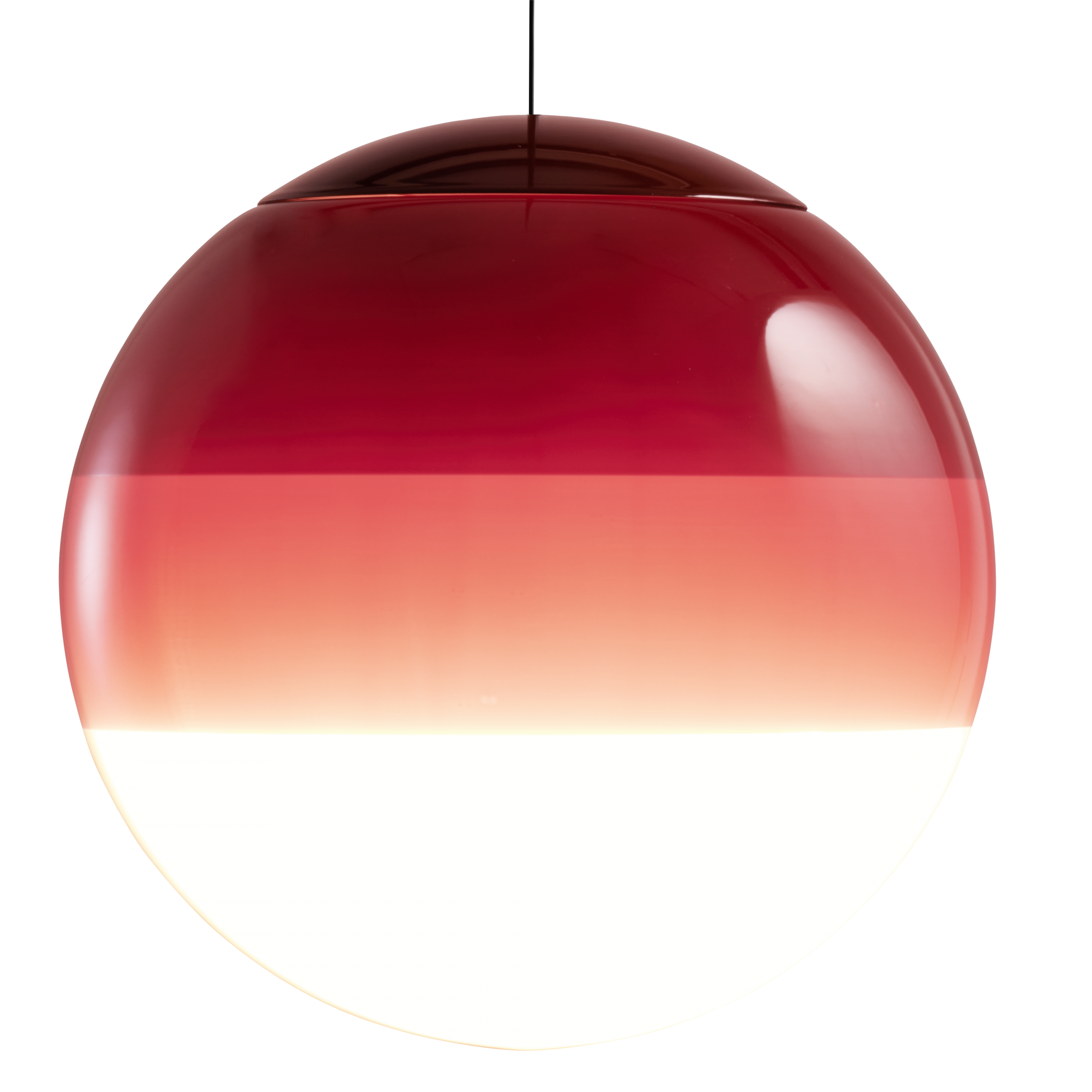 Lampa wisząca DIPPING burgundowy