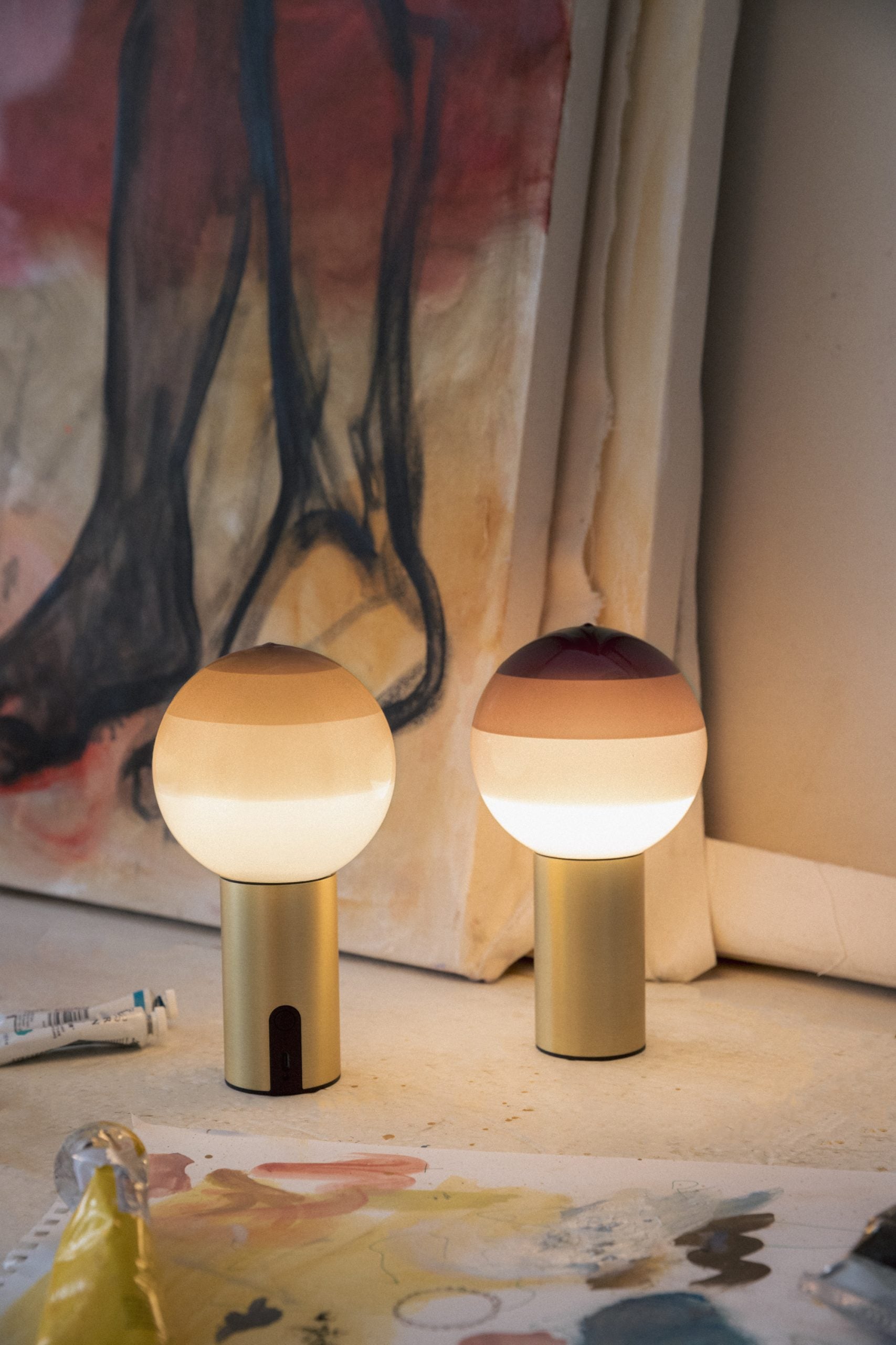 DIPPING rechargeable lamp chocolate