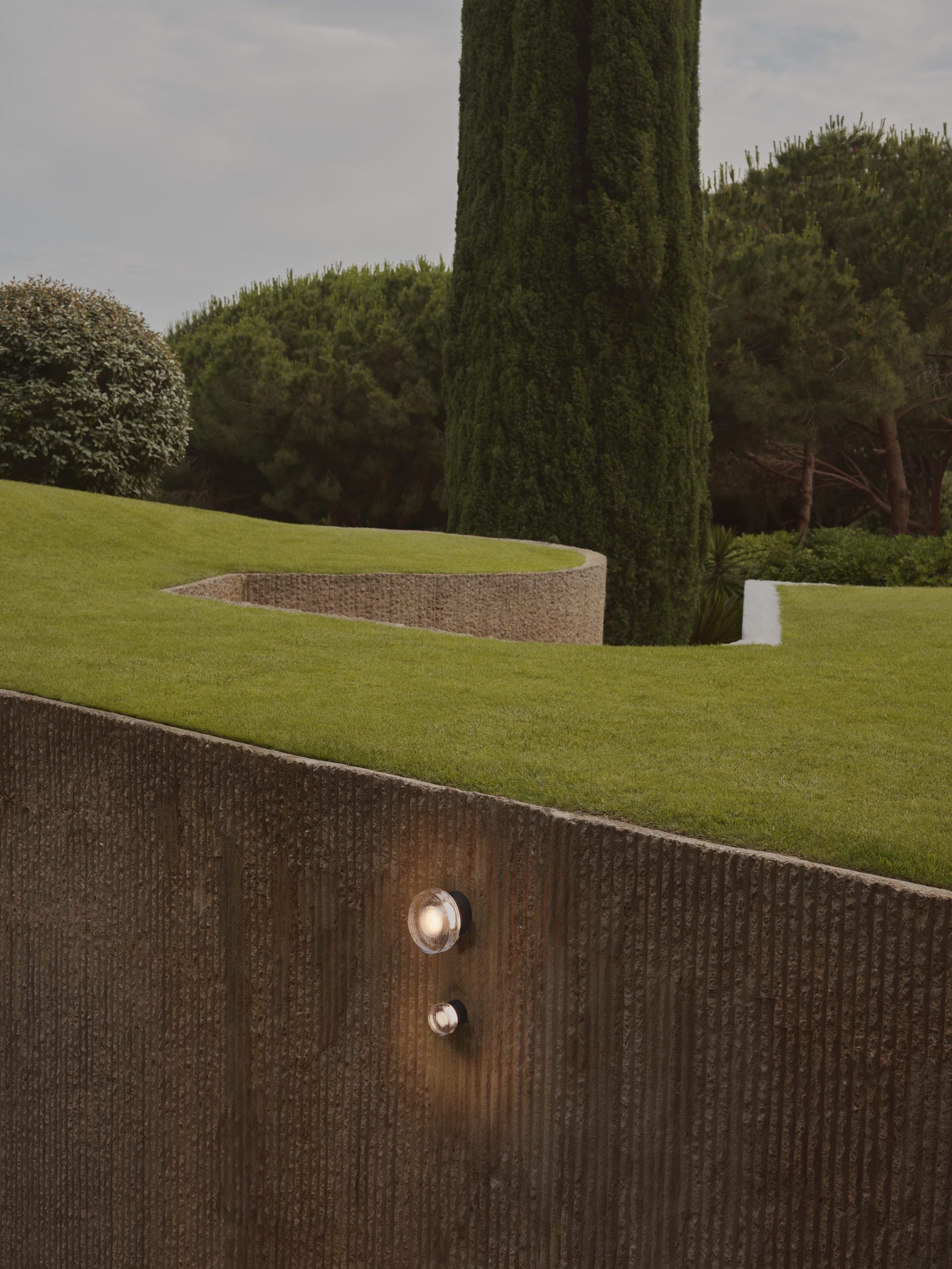 Buitenlamp ROC zwart met glas