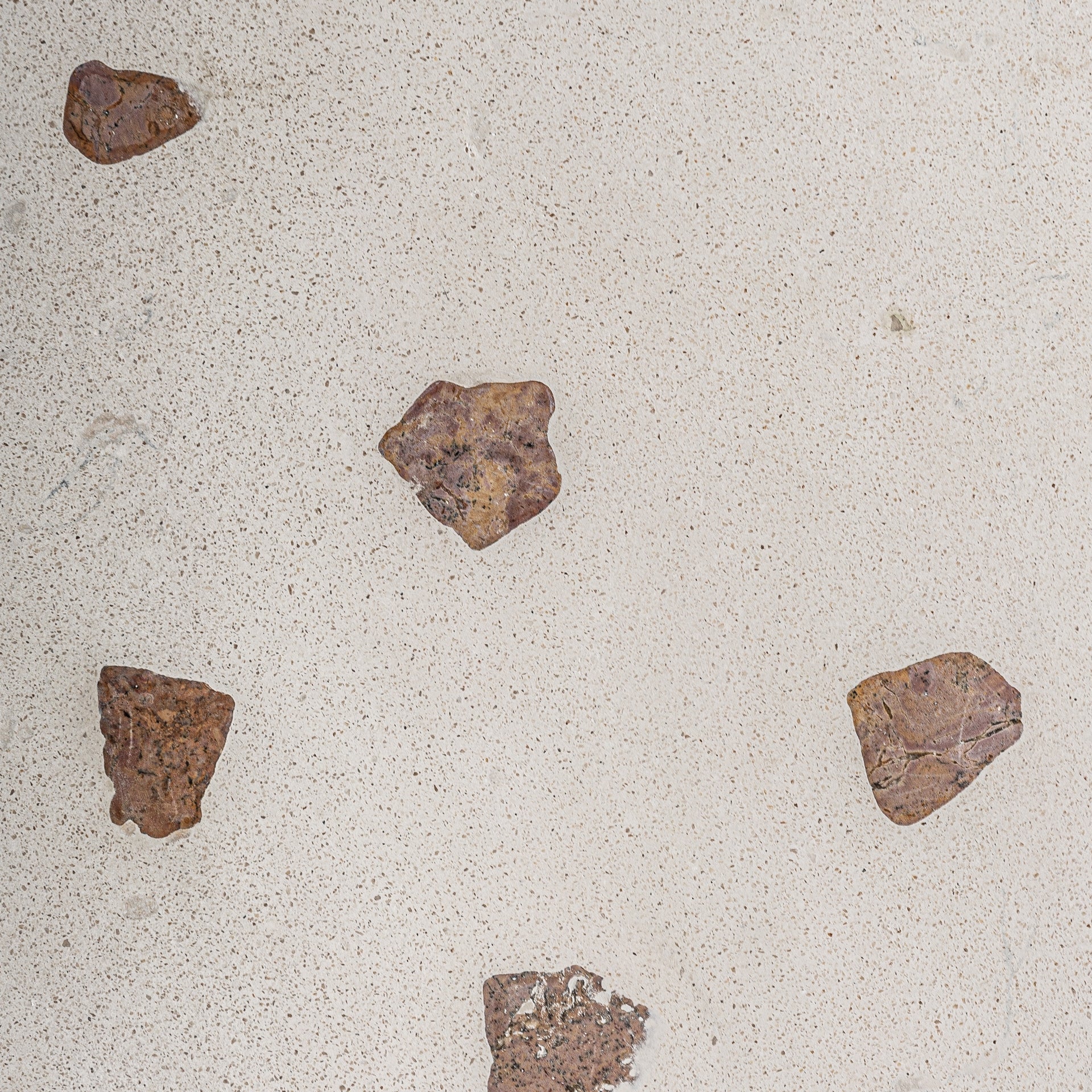 Bijzettafel BAUM crème terrazzo