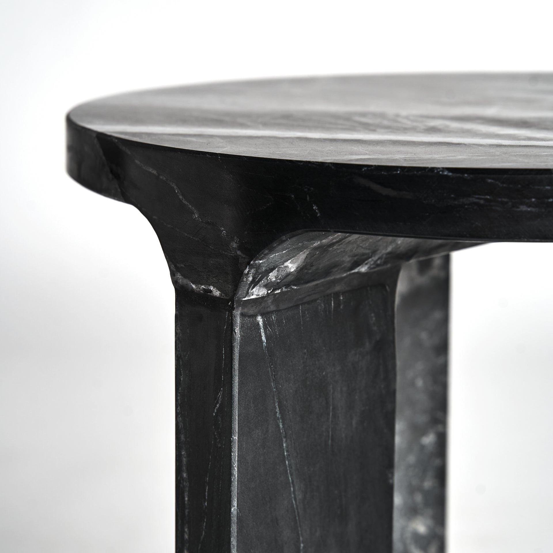 Zijtafel DYRSTAD zwart marmer