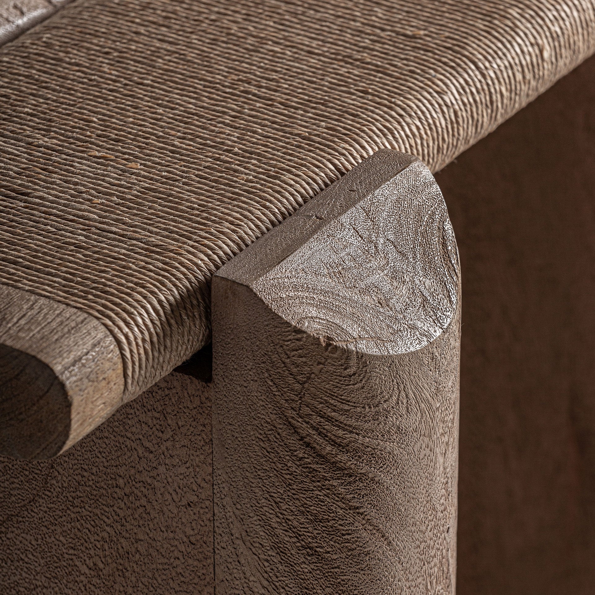 Beistelltisch JACQUARD Mango-Holz mit Marmor
