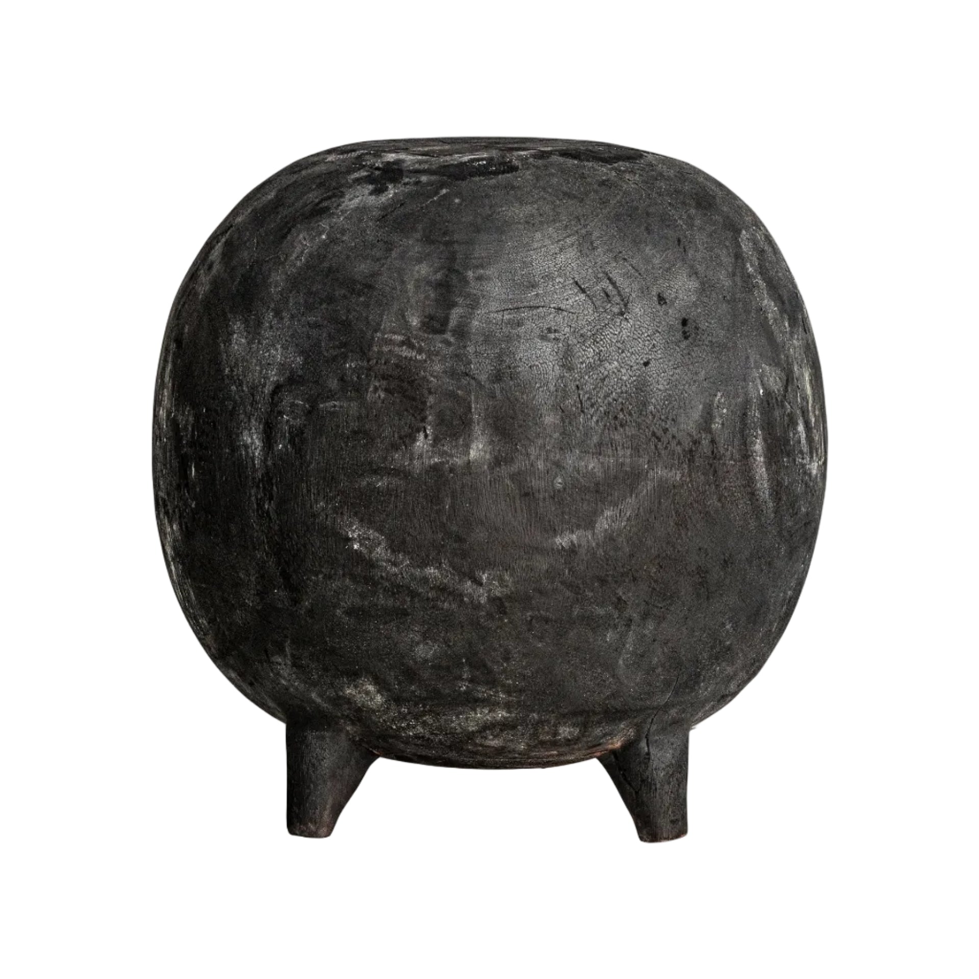 Stolik boczny KEPOI czarne drewno suar