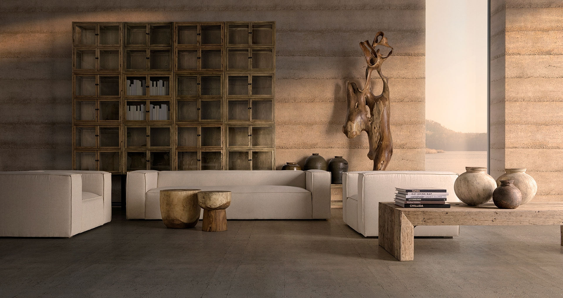 RIMINI Table Suar Wood