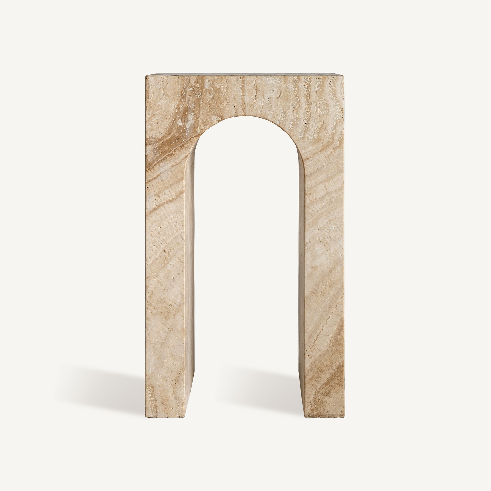 Bijzettafel THIENNES travertijn