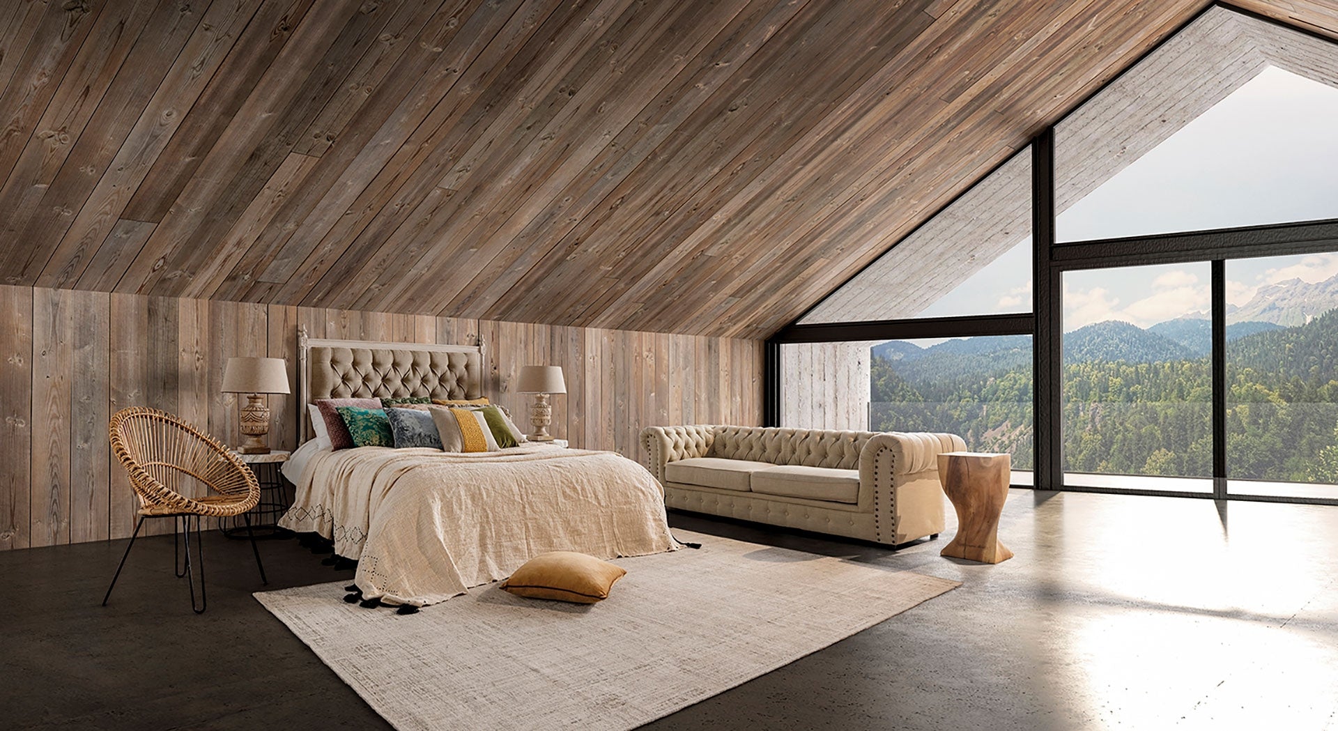 YENDI Side Table Tropical Wood