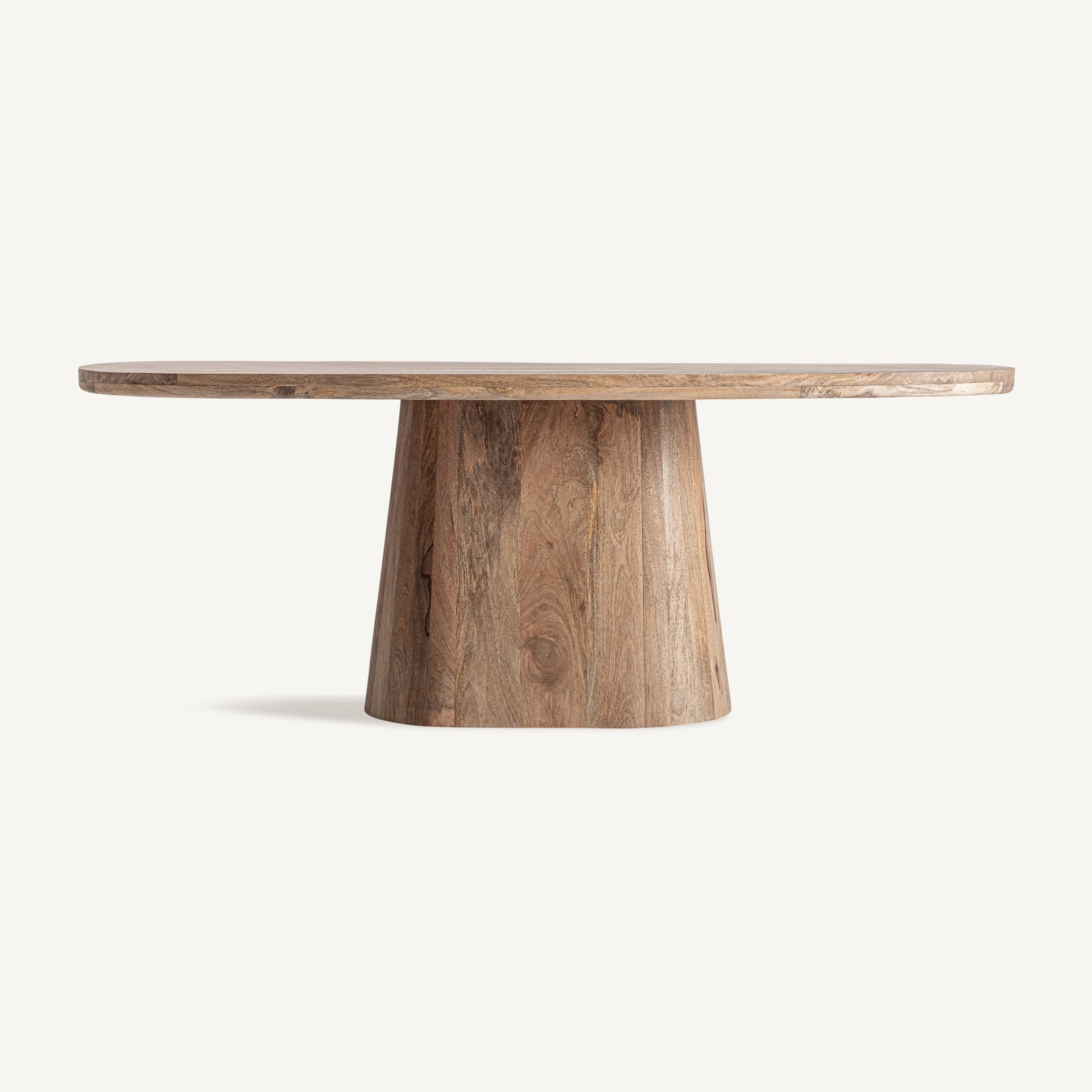 Ovaler Tisch MERSCH aus Mangoholz