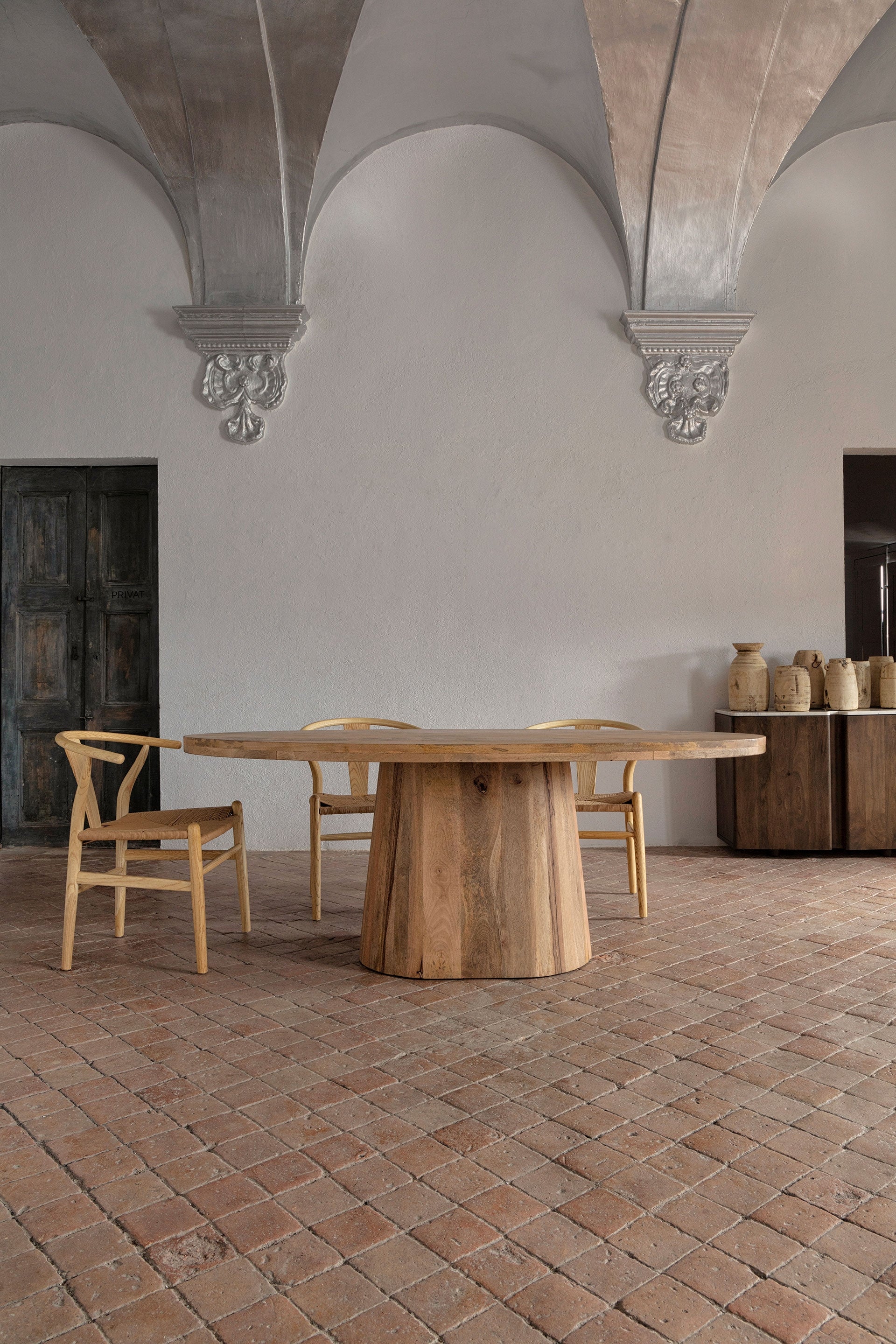 Ovale tafel MERSCH mango hout
