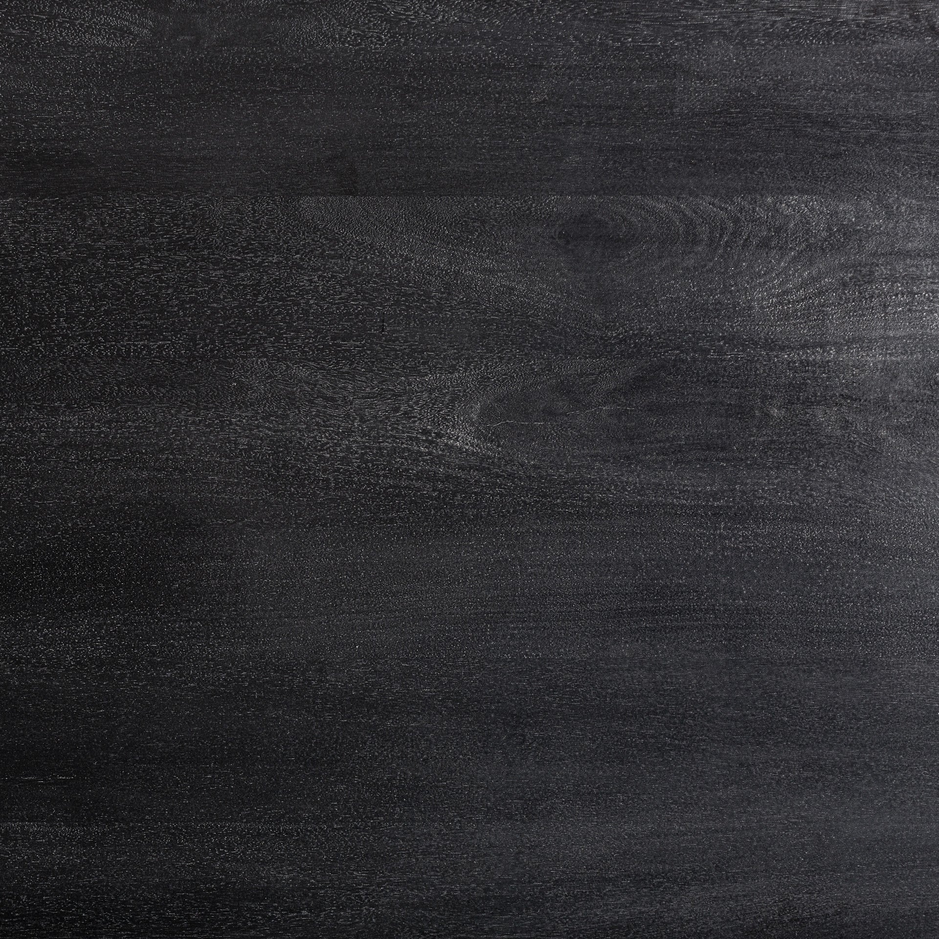 Ovaler Tisch NAUEN schwarzes Mangoholz