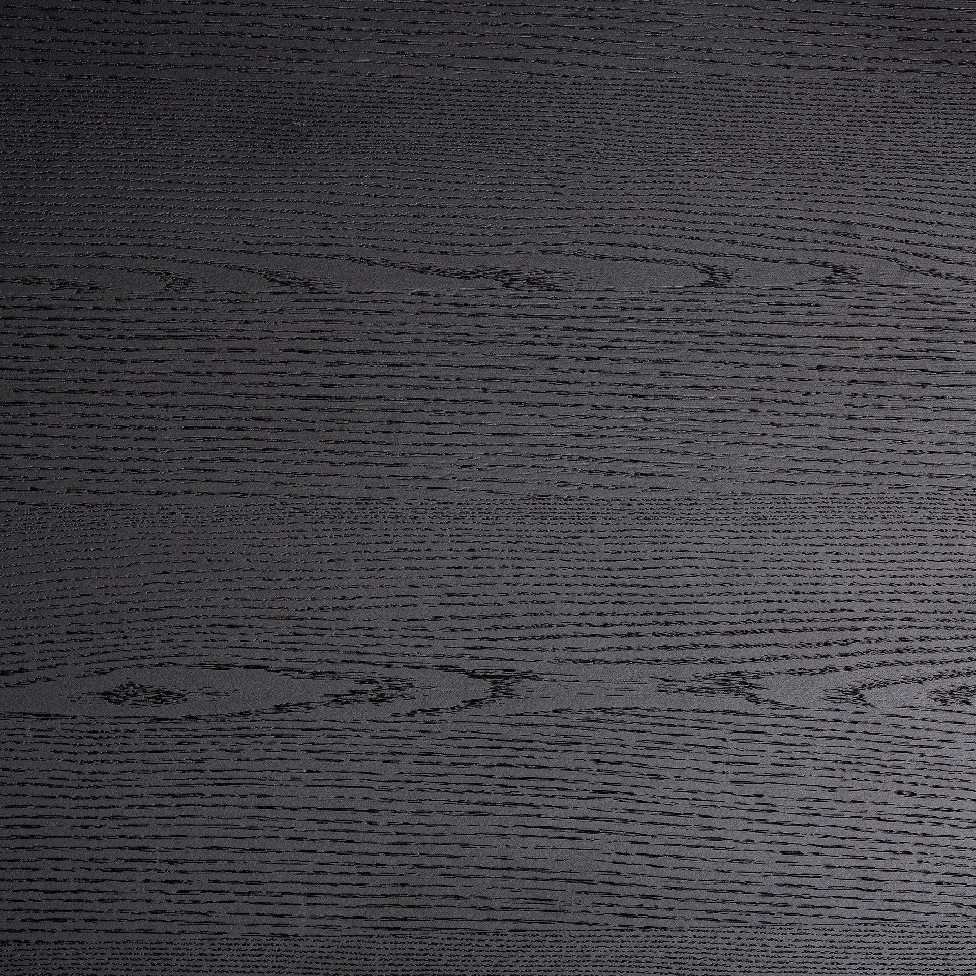 Ovaler Tisch WEGGIS schwarzes Eichenholz