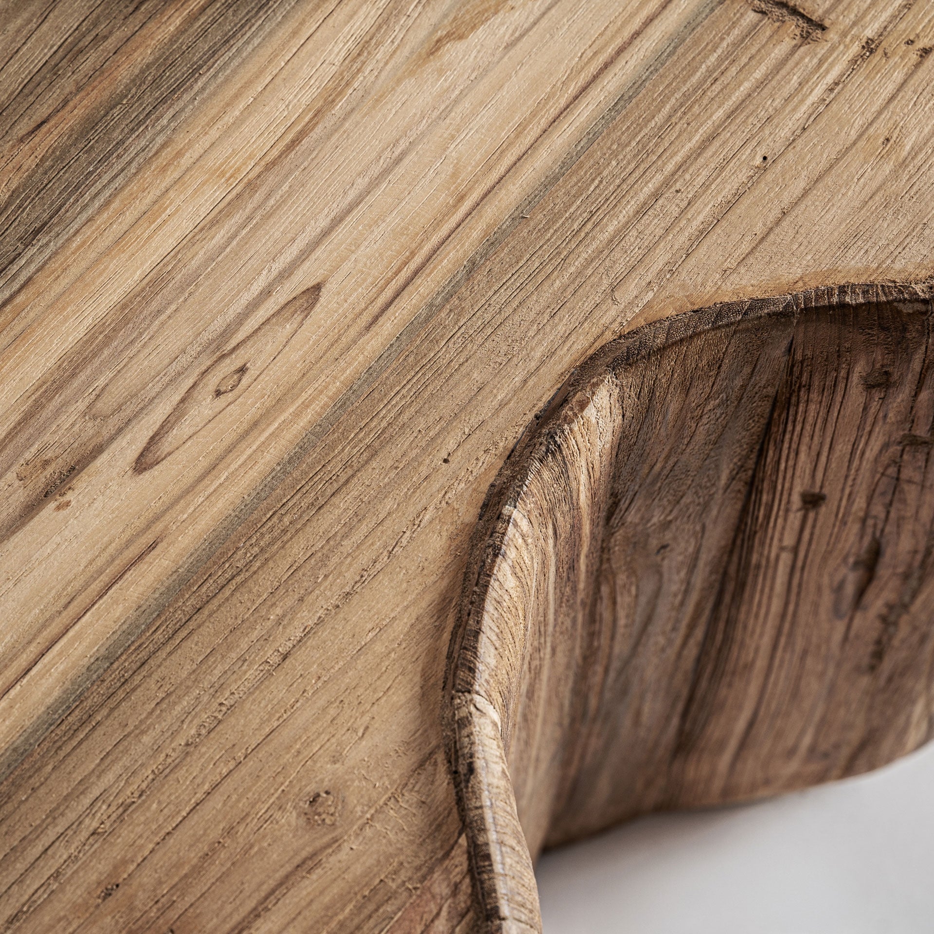 Koffietafel ERLOY van gerecycled teakhout