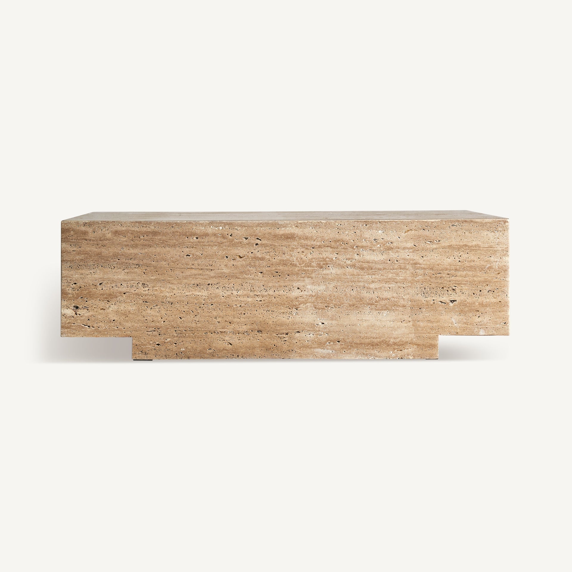 NORDDAL travertine coffee table