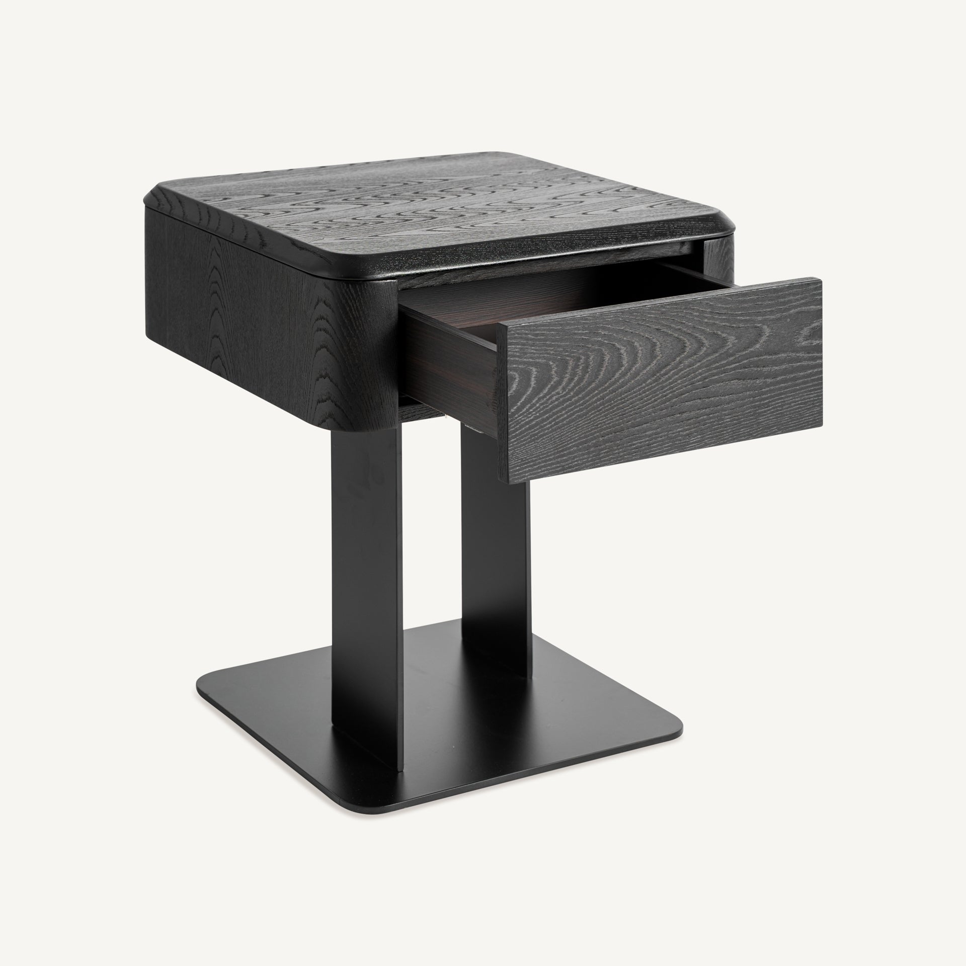CAIZA Nightstand Black