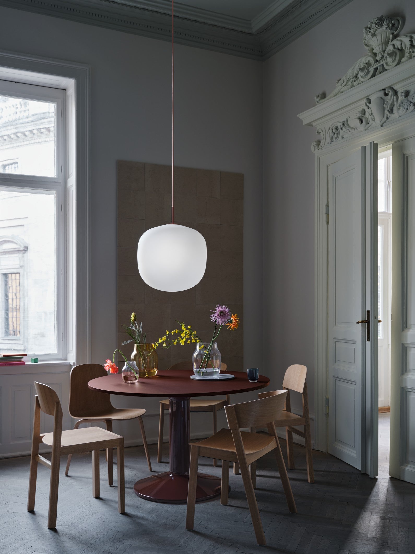 Lampa wisząca RIME bordowy