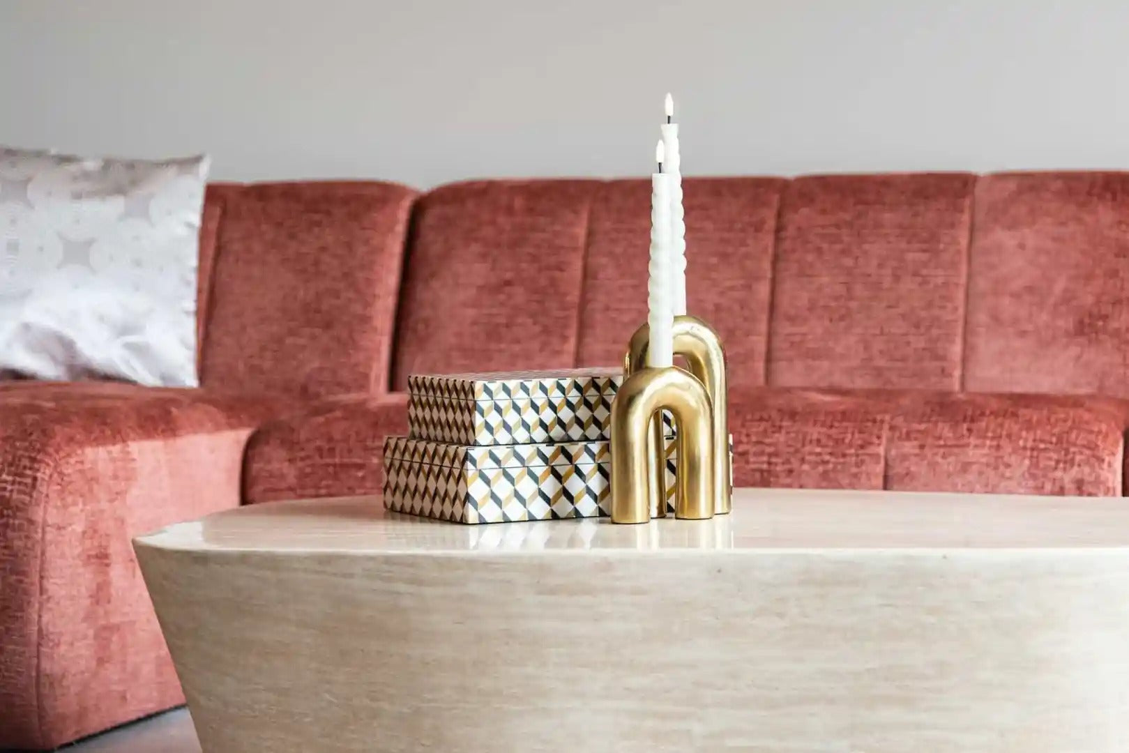 beige FICTUS salontafel