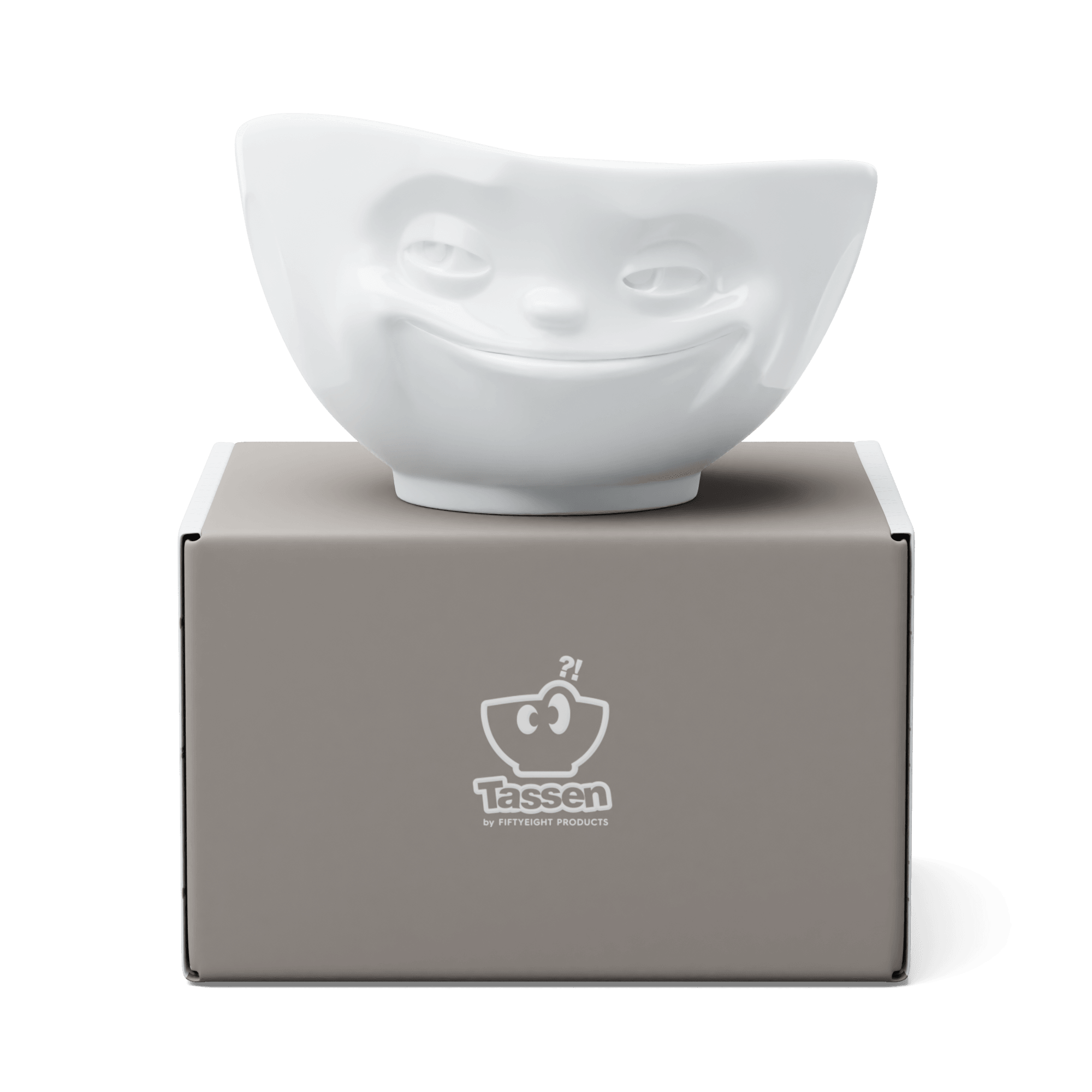 Miska GRINNING biały – drewno orzechowe, 58products