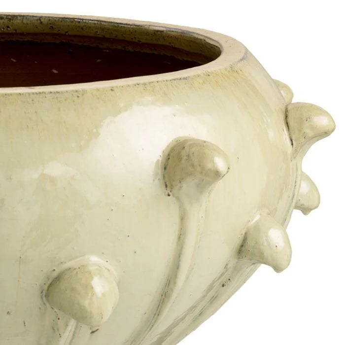 Buitenpot MISTRAL crème keramiek