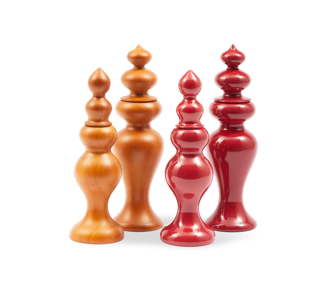 Salz- und Pfeffermühle GRINDER SALT/PEPPER korallenrot