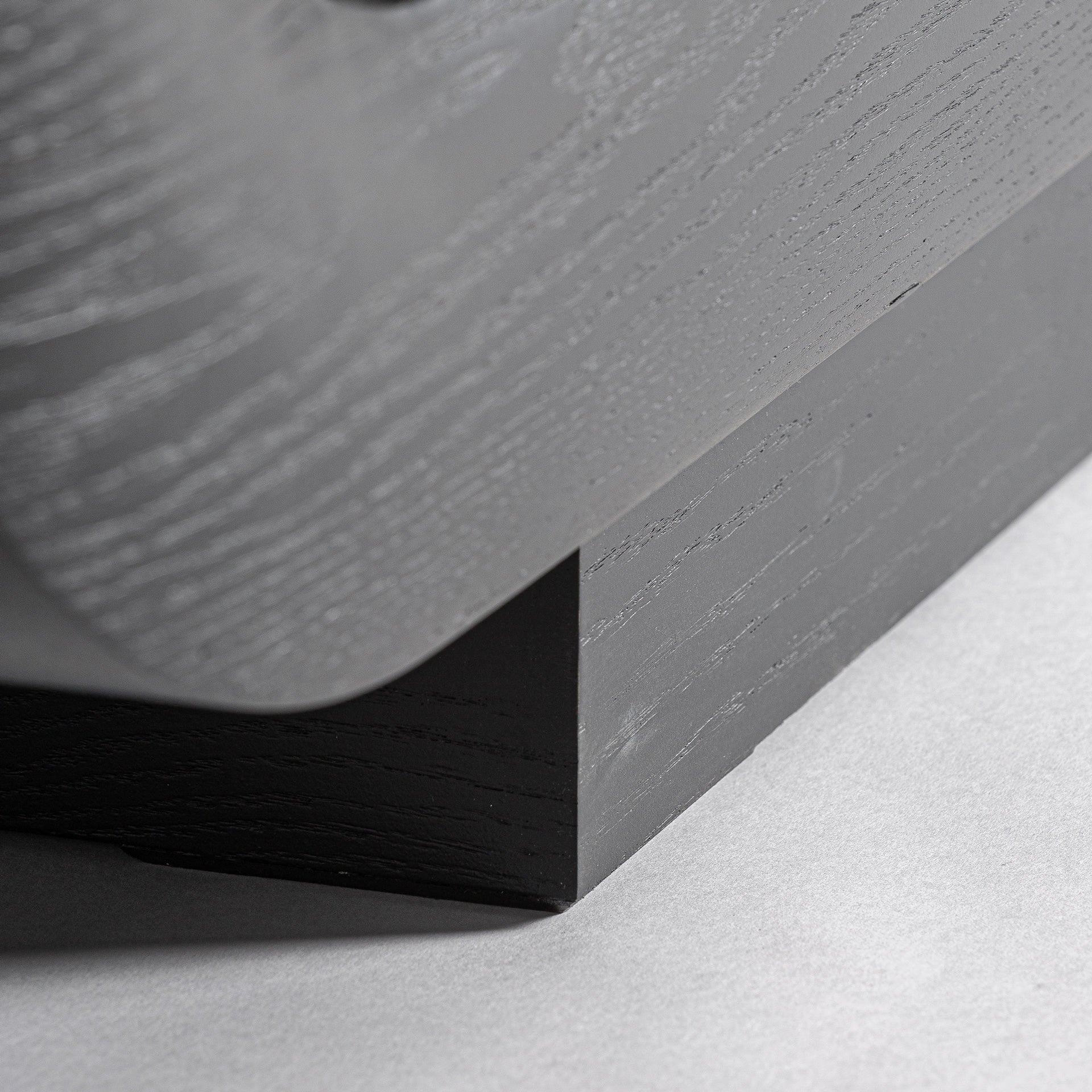 TV-meubel CHAMONIX zwart eikenhout [Amelia]