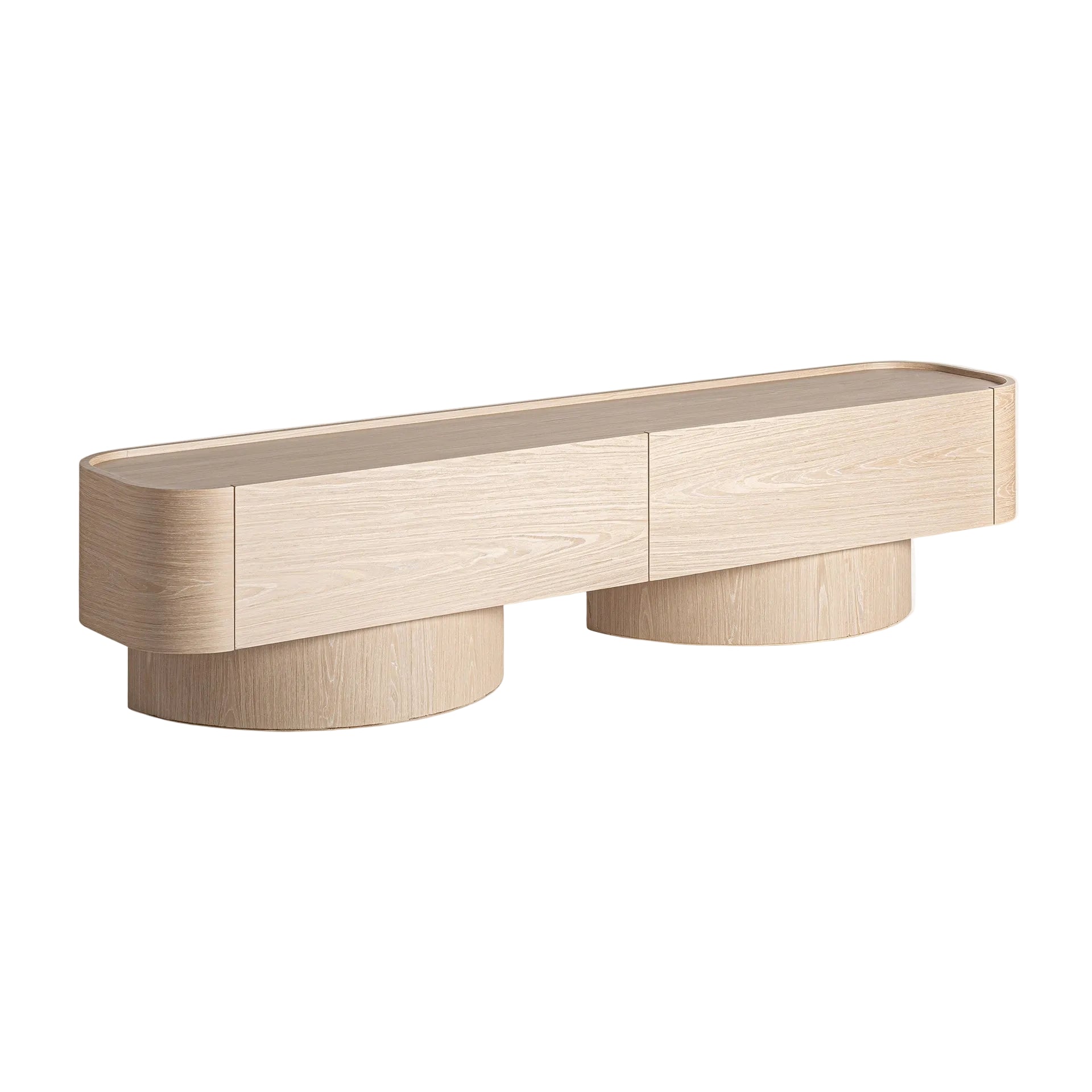 TV-meubel PRAYSSAC eikenfineer