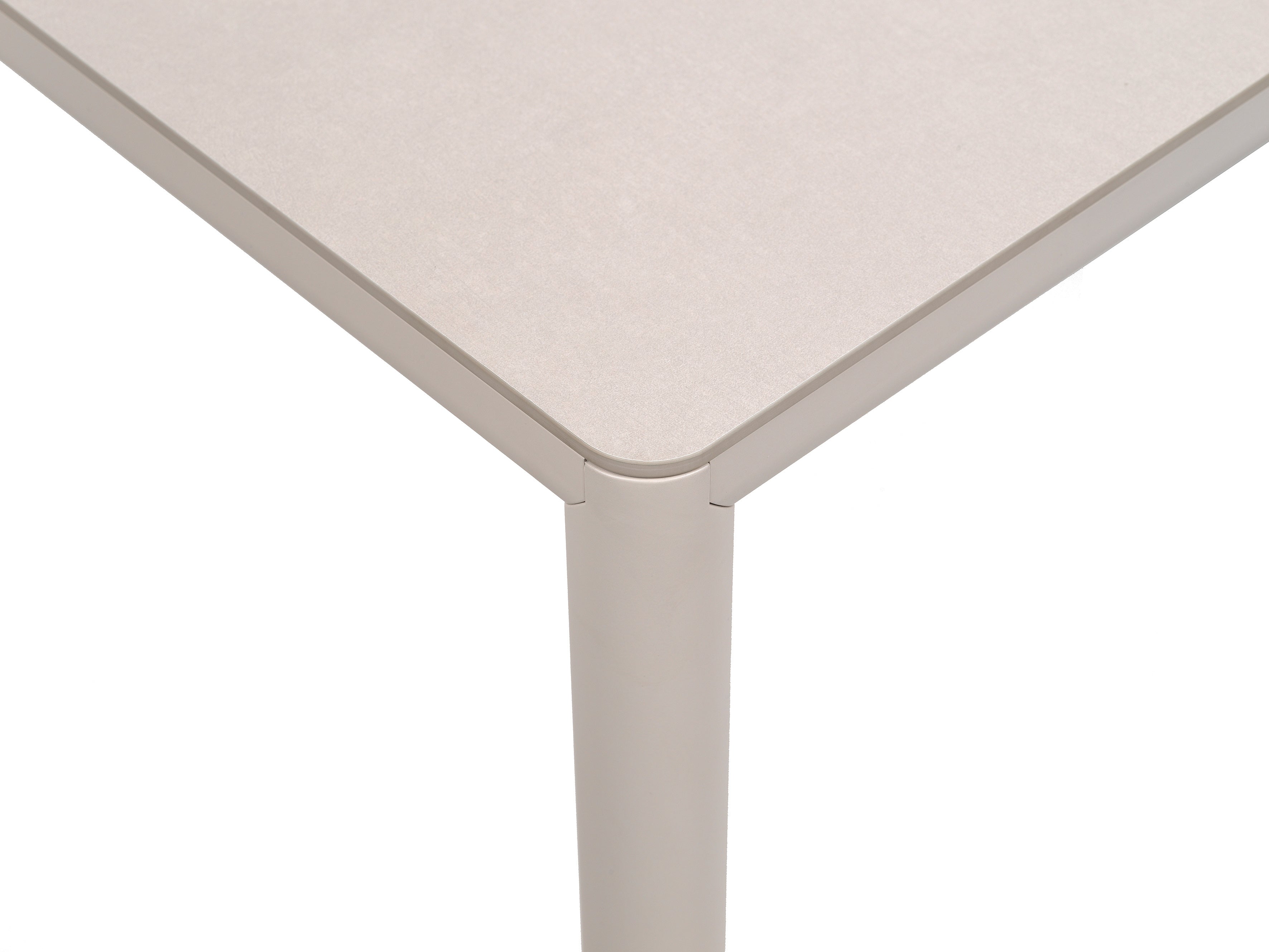 Quadratischer Außenstolik PIAVE HIGH beige