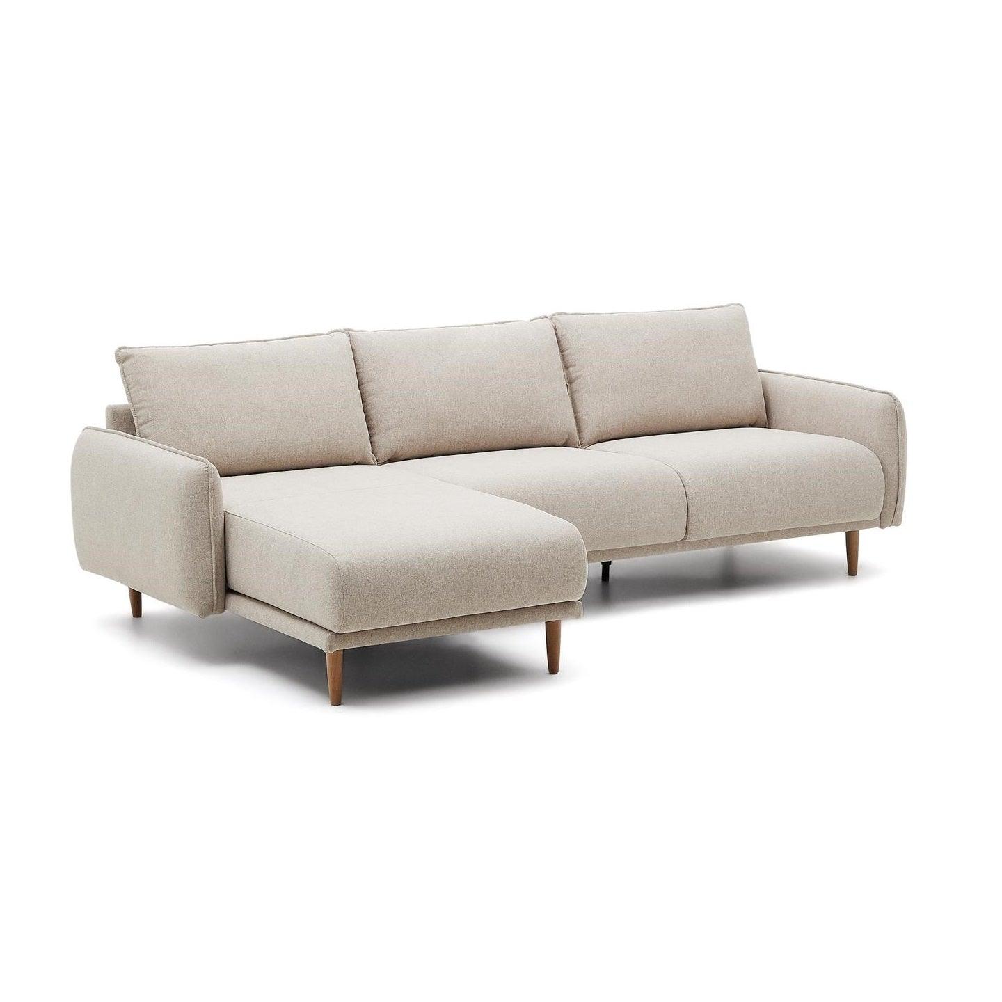 Narożnik uniwersalny CARLOTA beżowy – sofa narożna