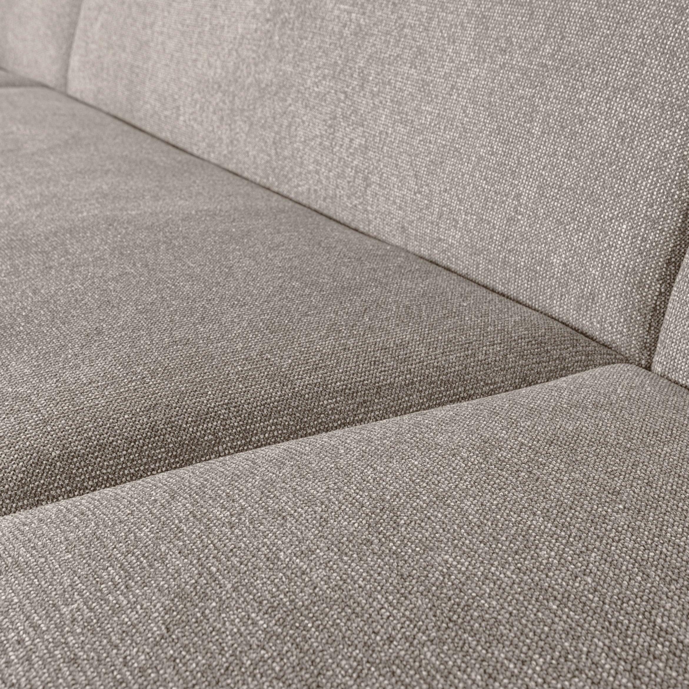 Narożnik w kształcie U SLOPING melanż jasnoszary Be Pure    Eye on Design