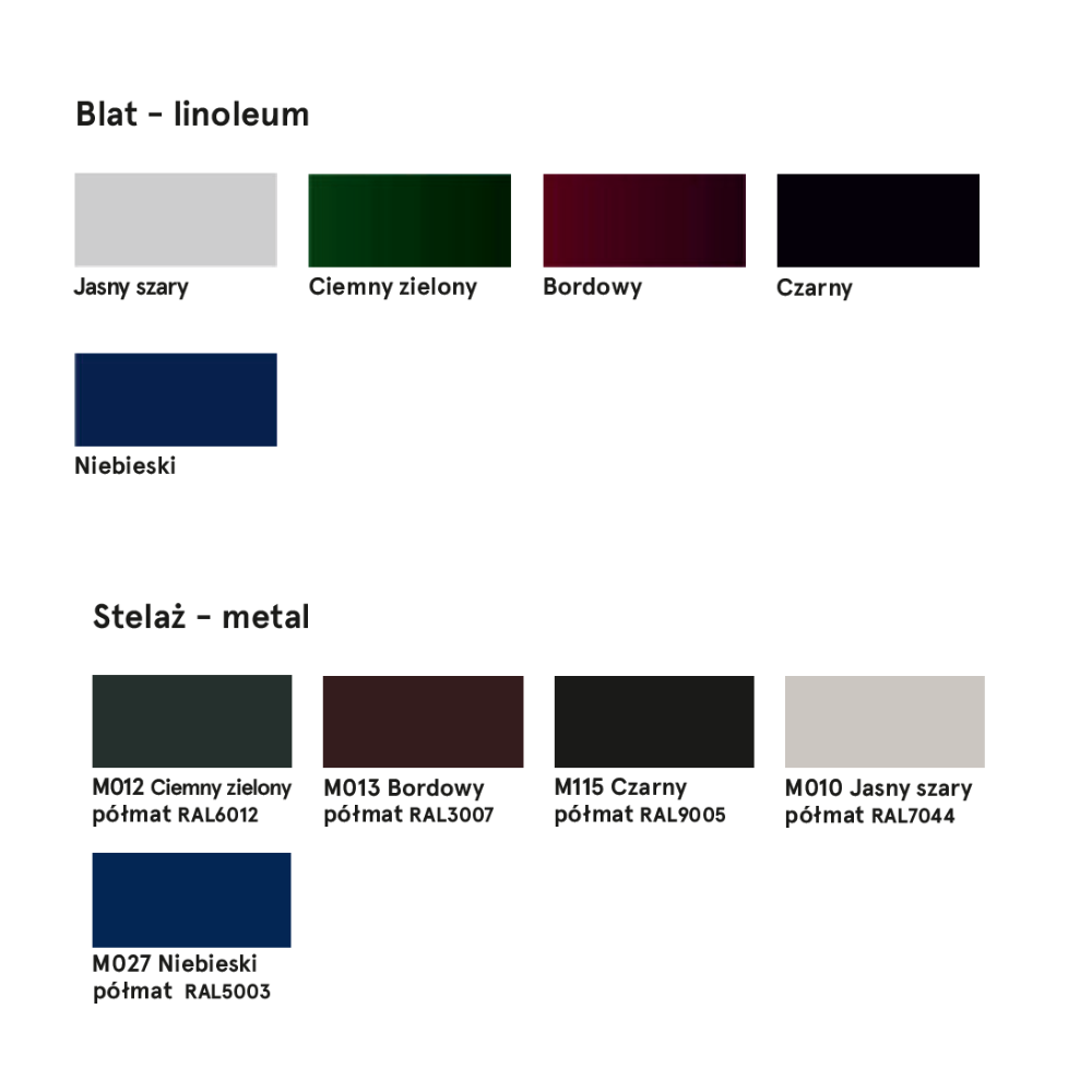 Stół NEW SCHOOL BENCH metalowa podstawa do jadalni – styl minimalistyczny