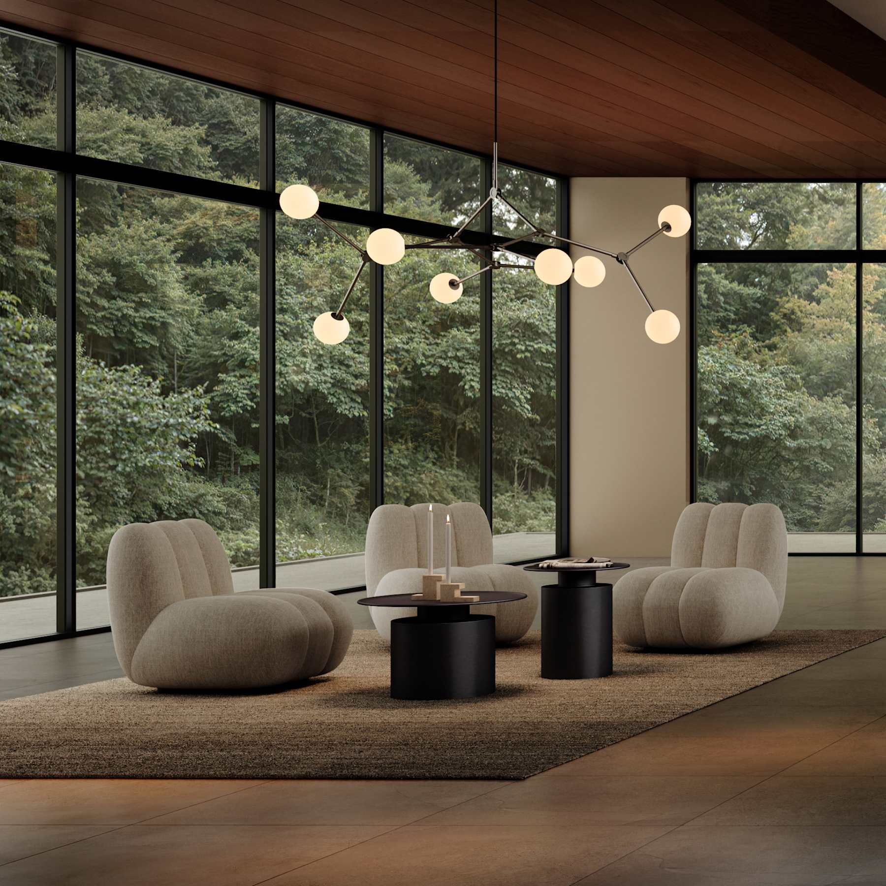 Hängelampe DROP BULP grau