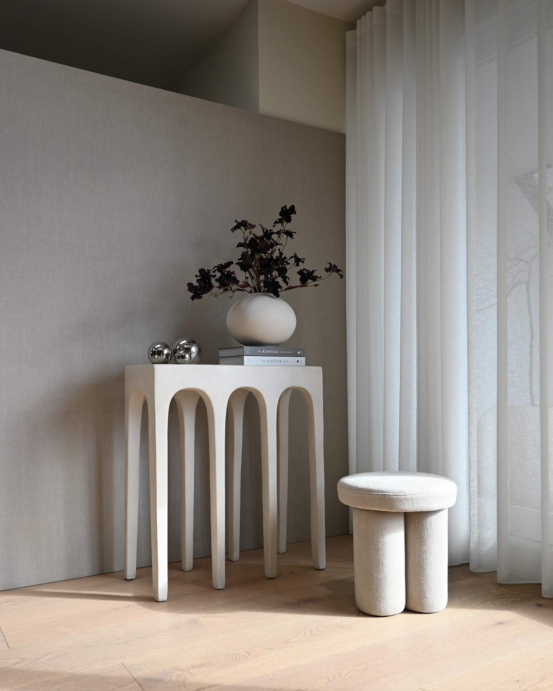 SUNAO FAT Vase weiß 