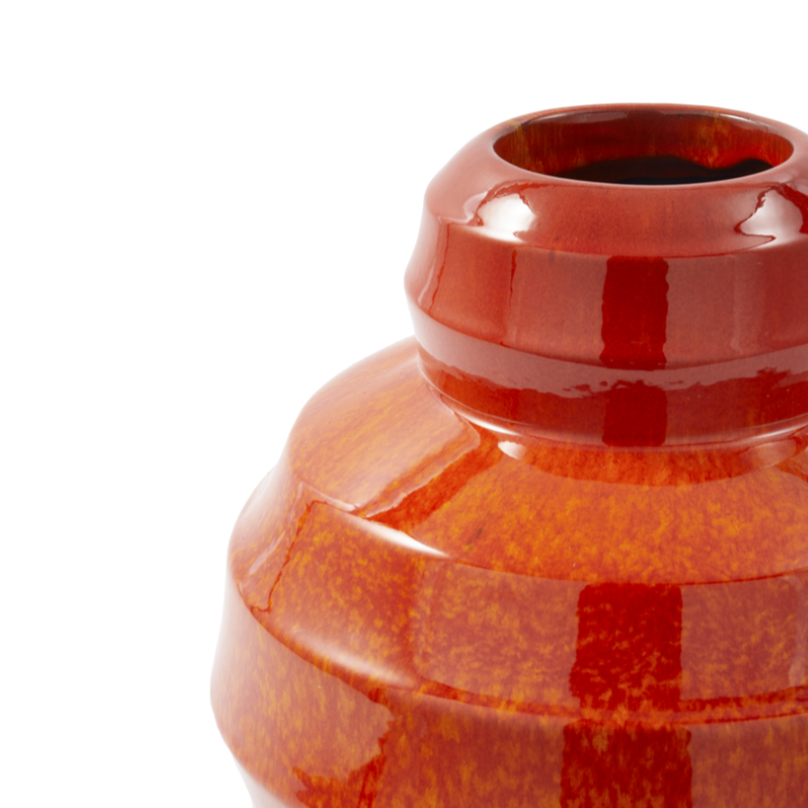 SUMO PLANT POT vase orange